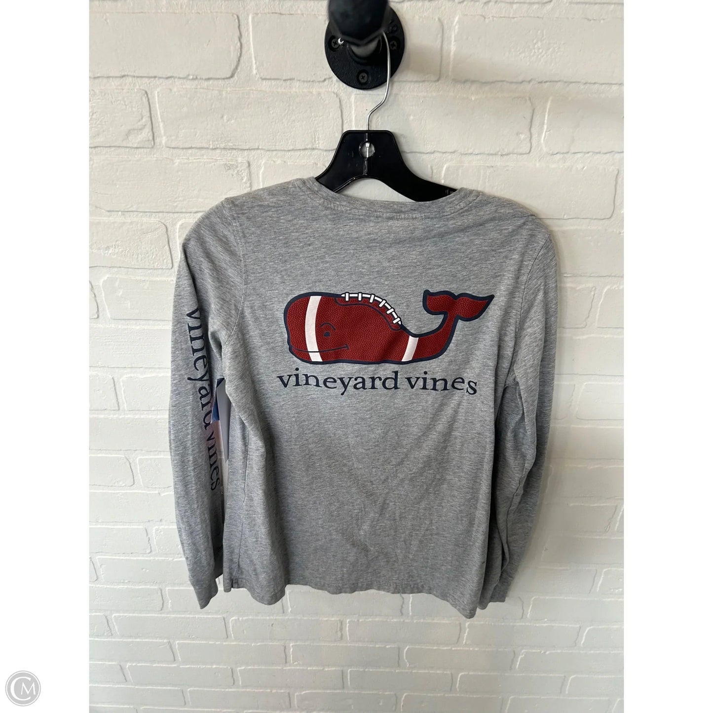 Top Long Sleeve Basic By Vineyard Vines In Grey, Size: Xs