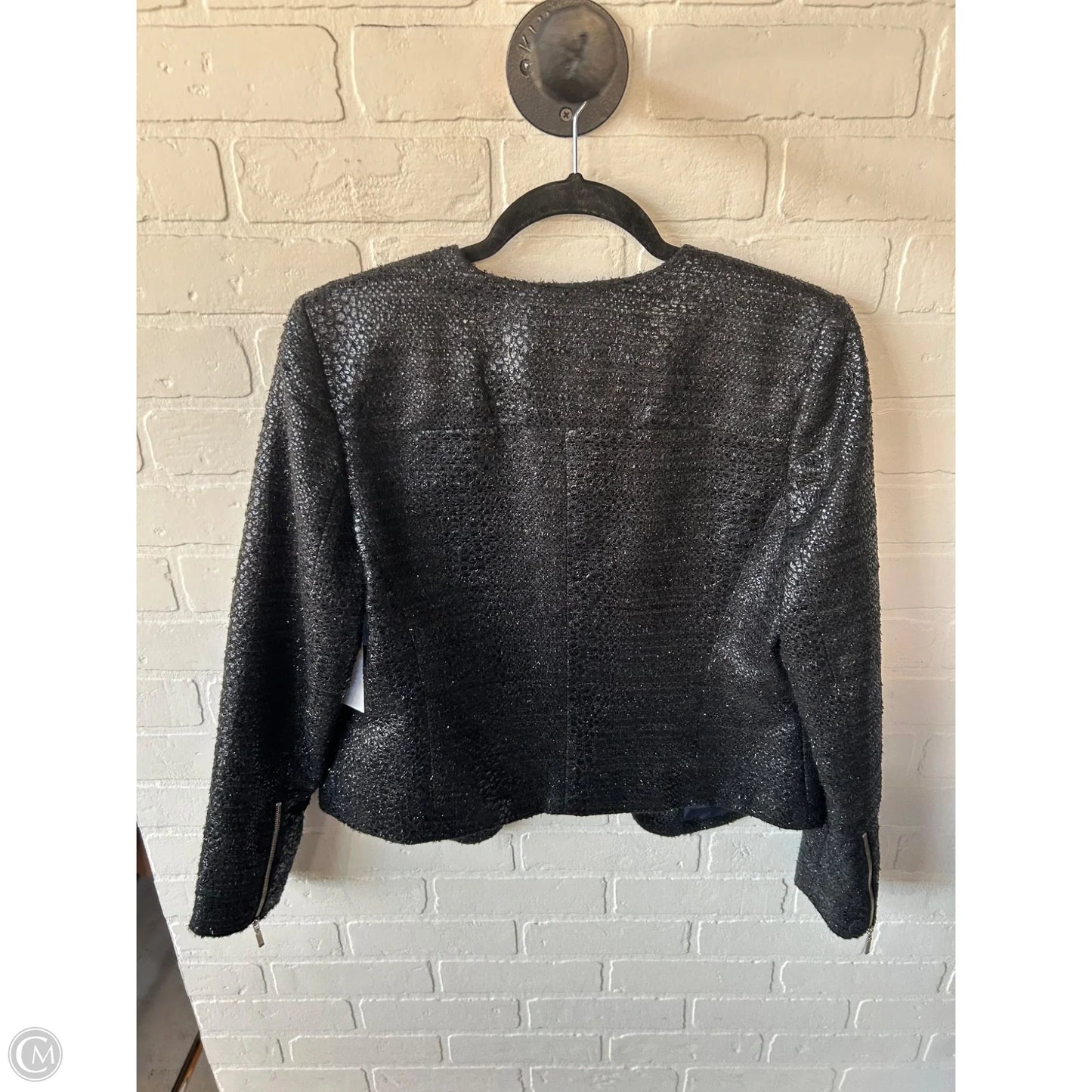 Blazer By Trouve In Black & Blue, Size: M