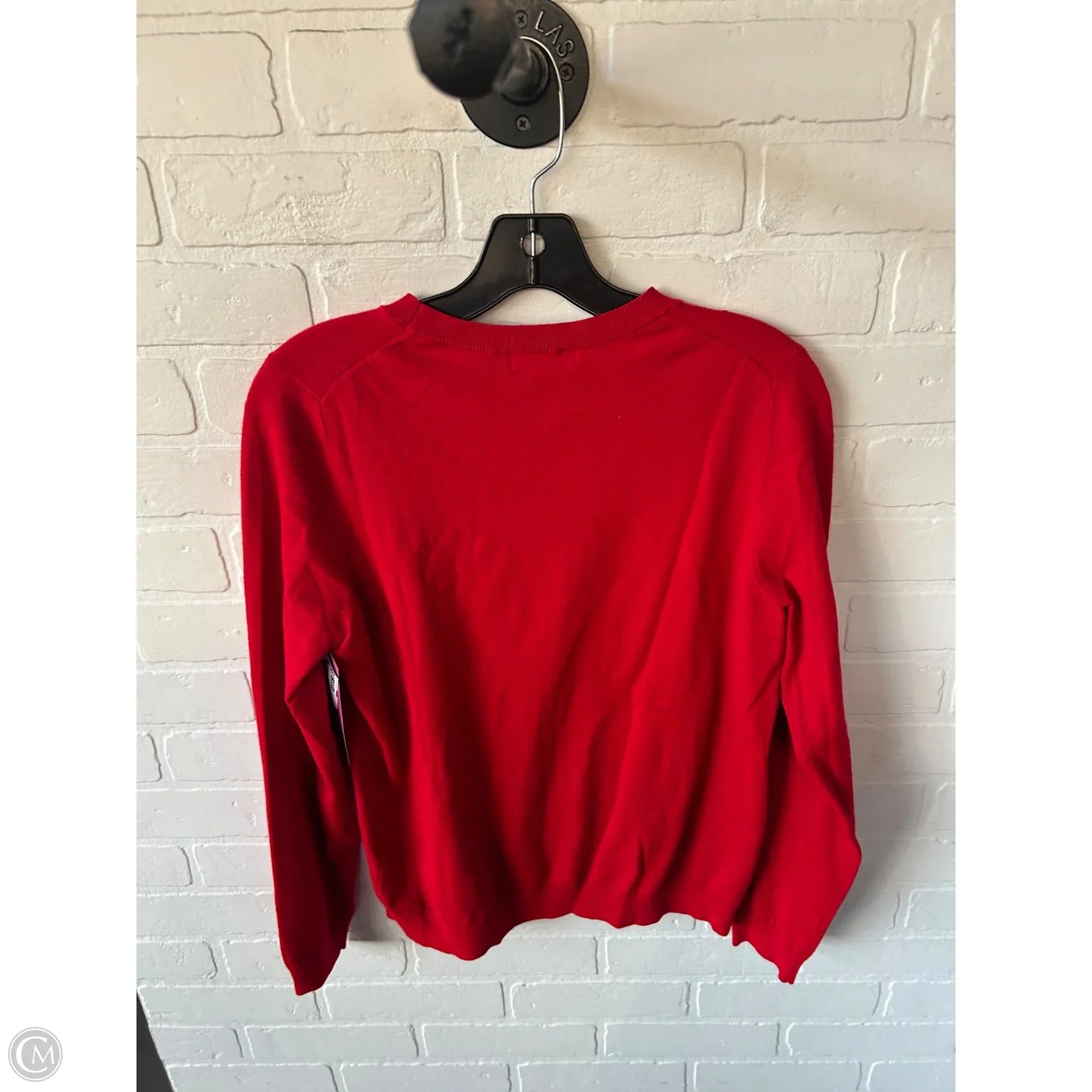 Sweater By Lands End In Red, Size: M