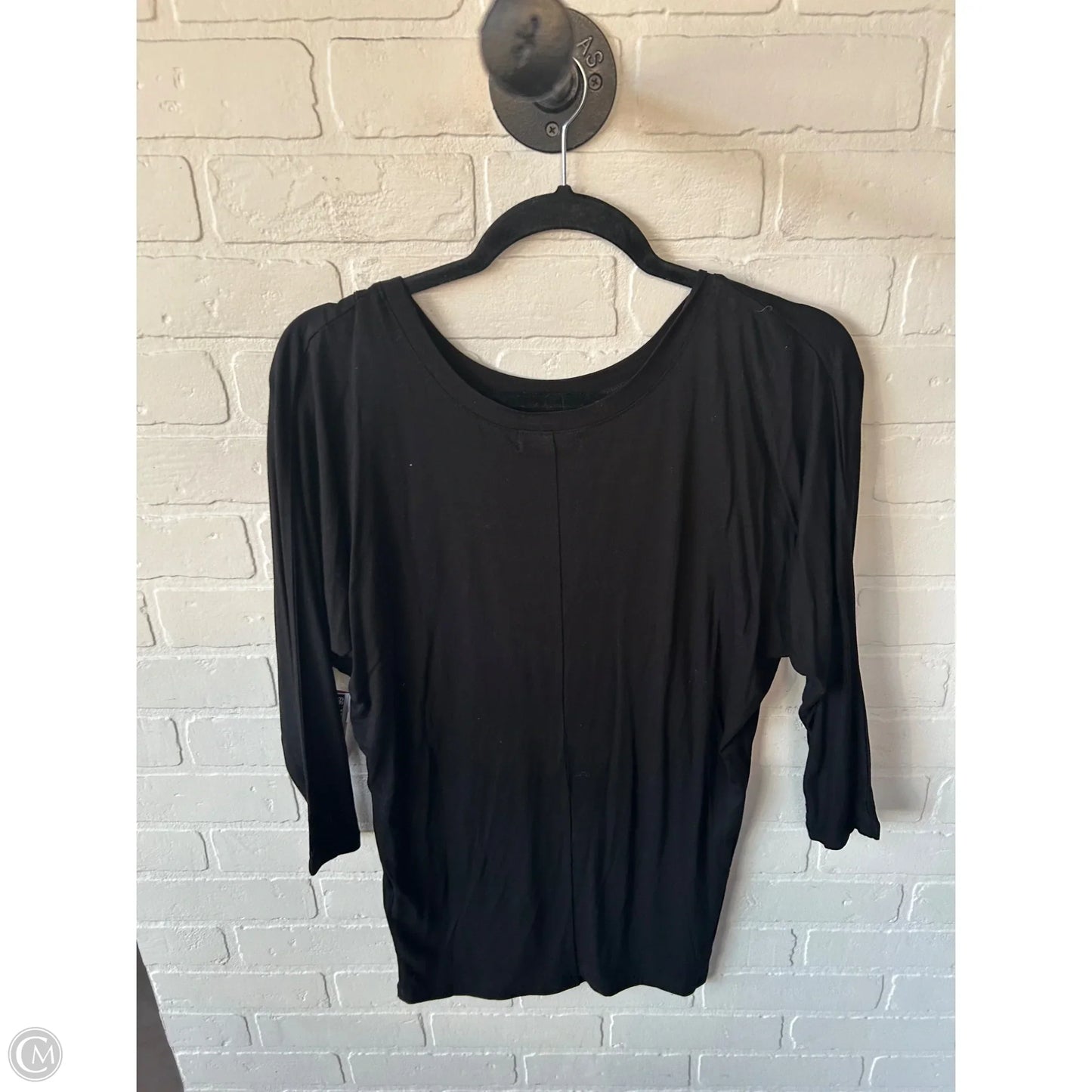 Top Long Sleeve Basic By Clothes Mentor In Black, Size: S