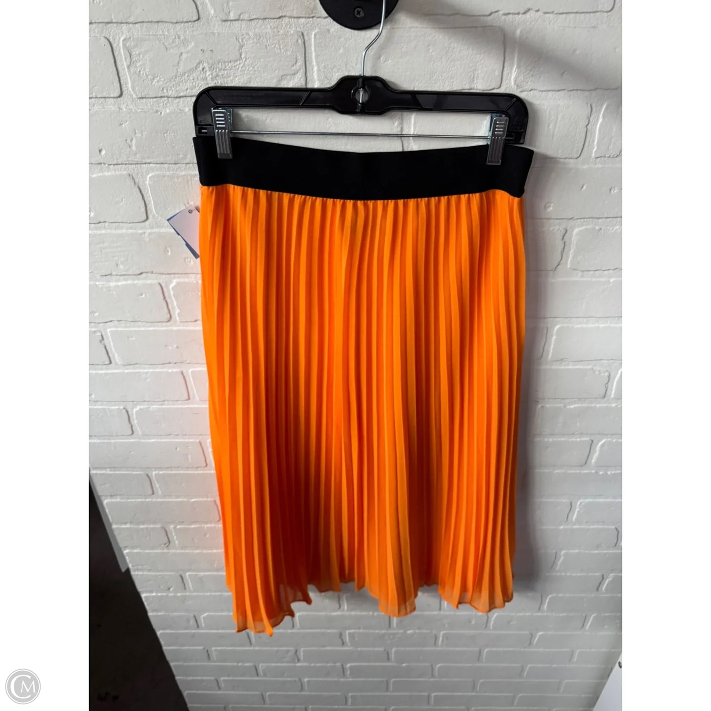 Skirt Midi By Dkny In Orange, Size: 8