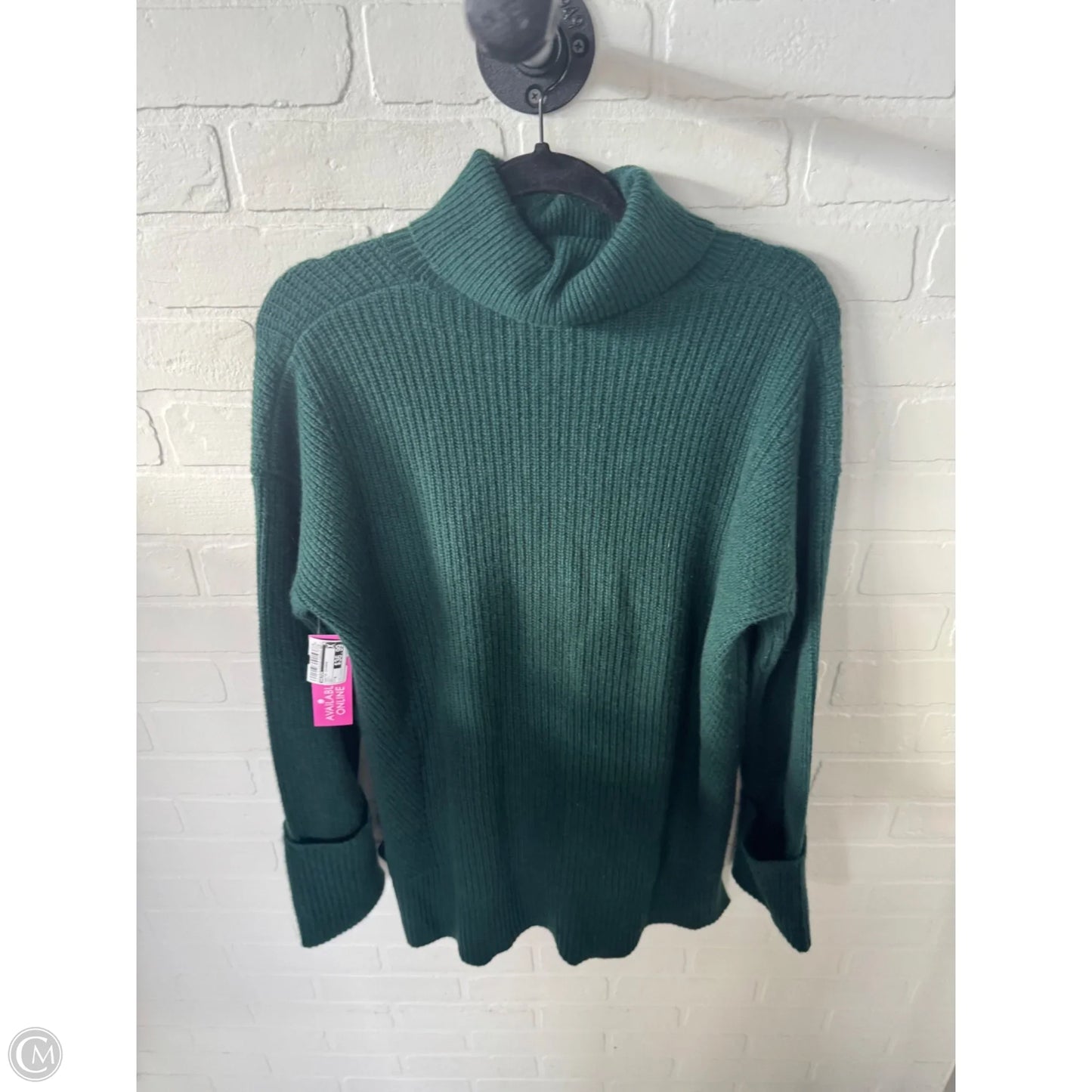 Sweater Cashmere By Halogen In Green, Size: M