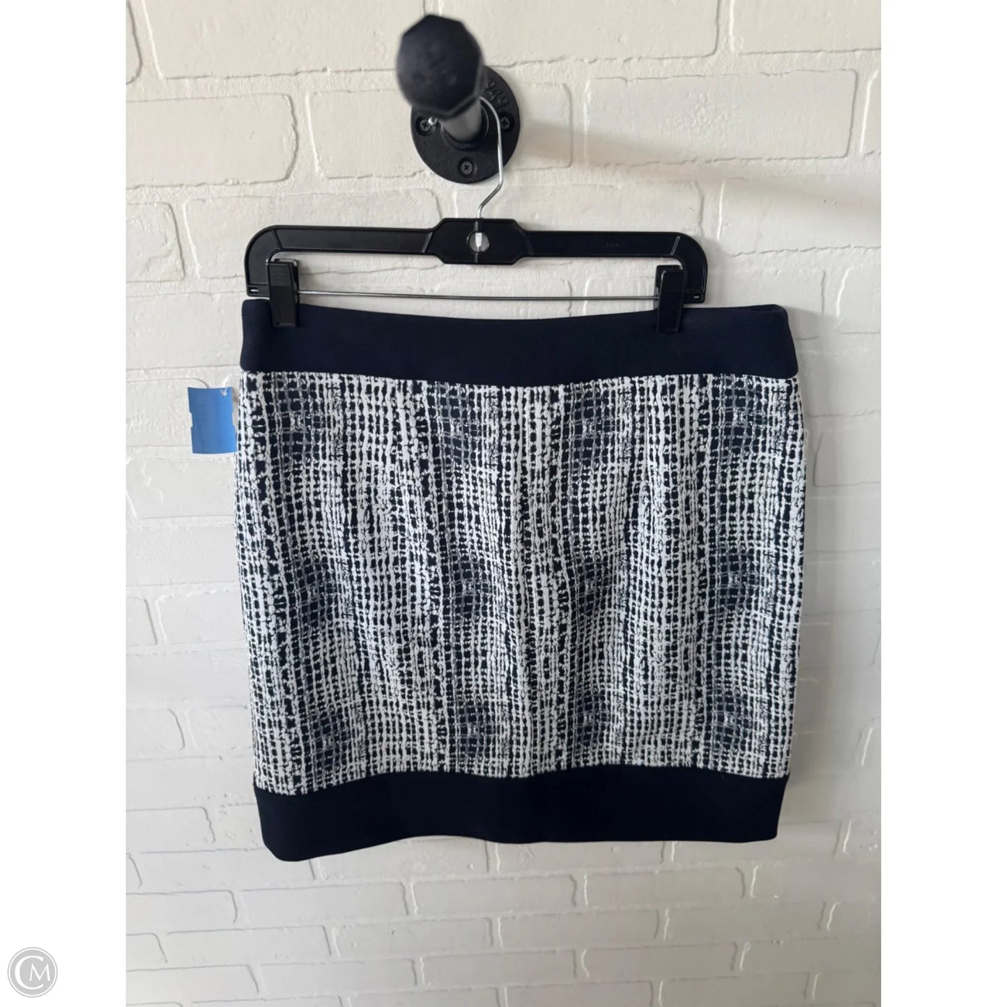 Skirt Mini & Short By Jones New York In Blue & White, Size: 10