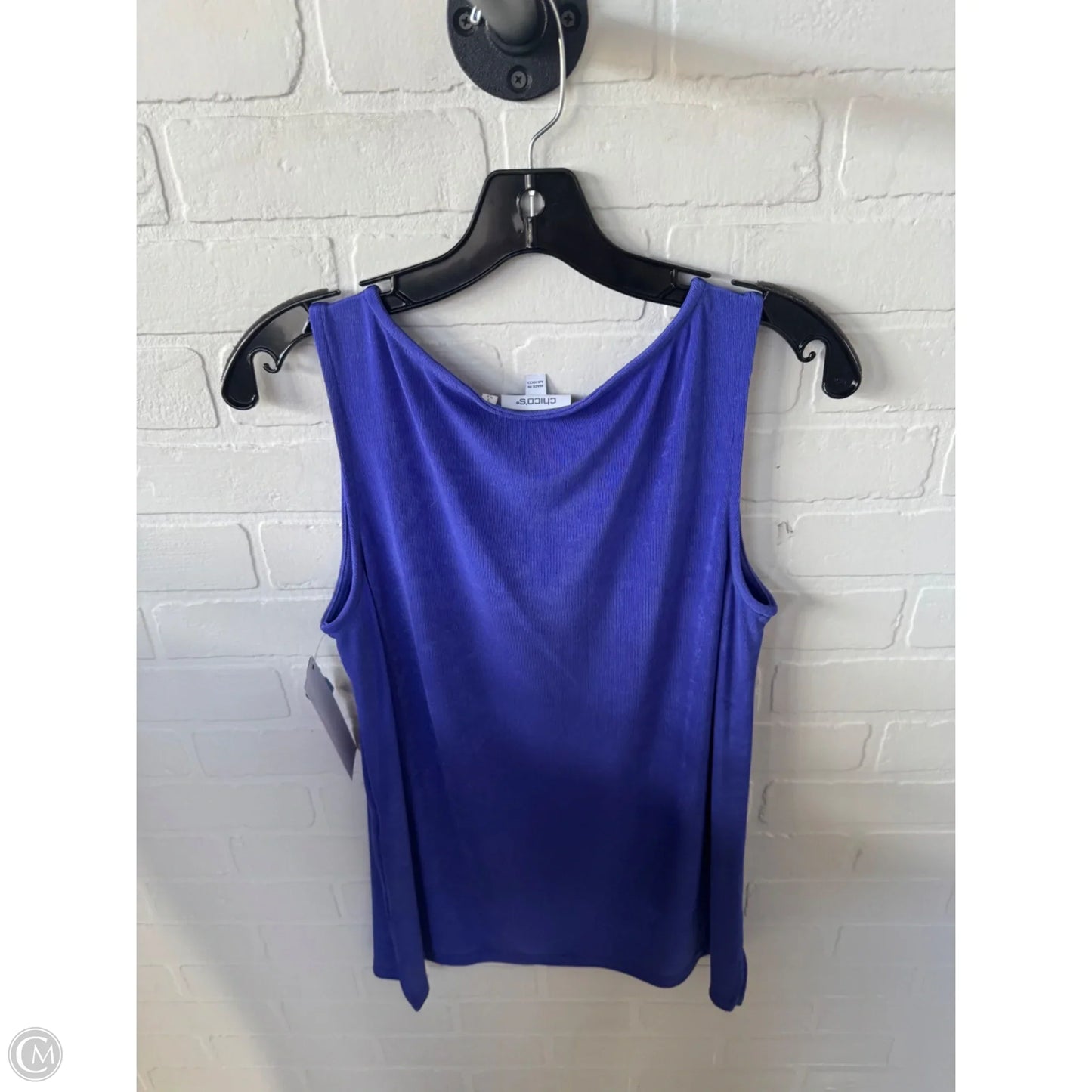 Top Sleeveless Basic By Chicos In Purple, Size: M