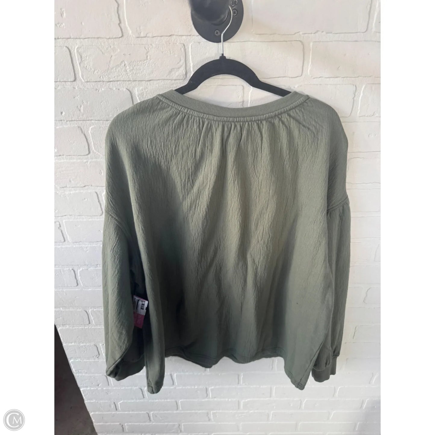 Sweatshirt Crewneck By Aerie In Green, Size: L