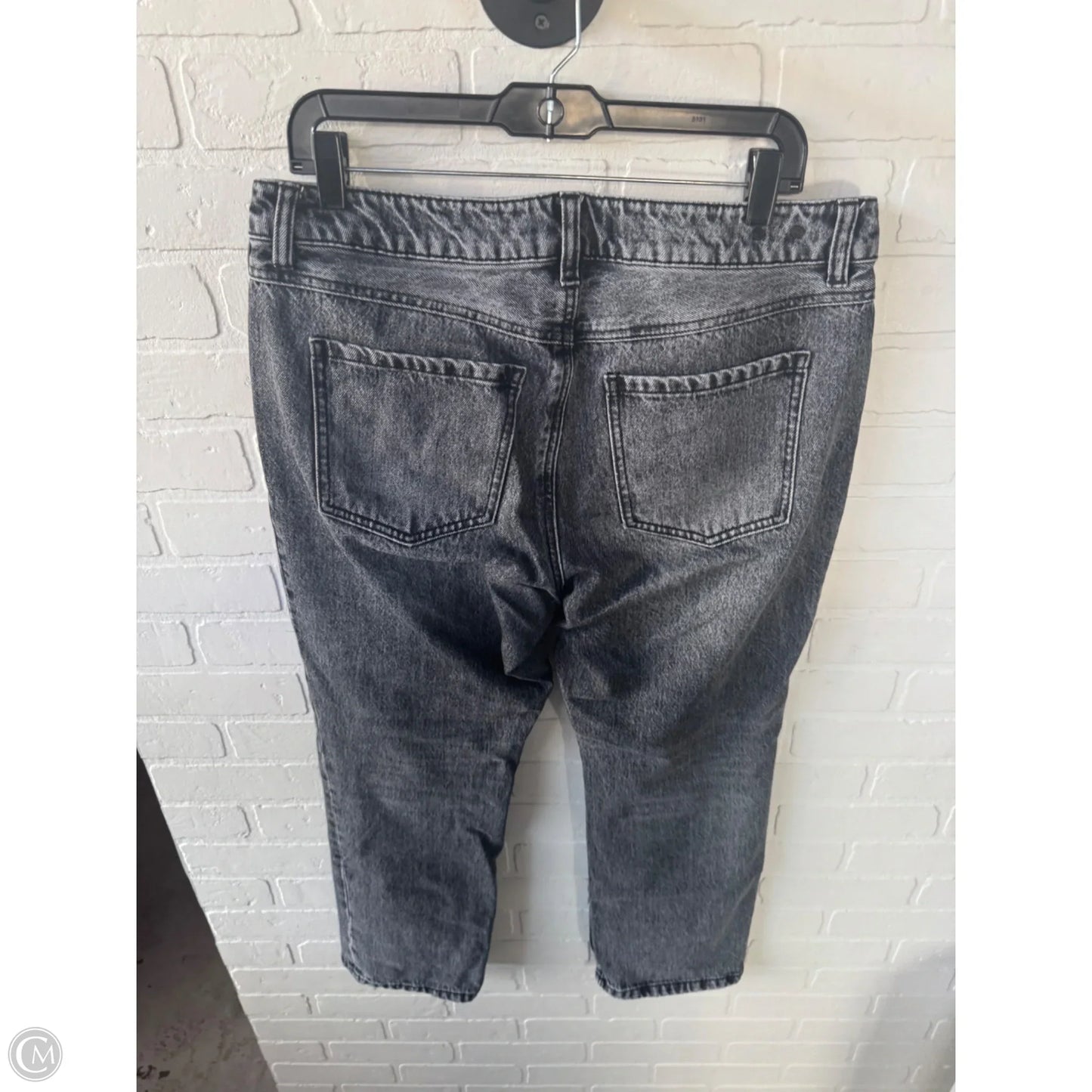 Jeans Boyfriend By Cabi In Black Denim, Size: 8