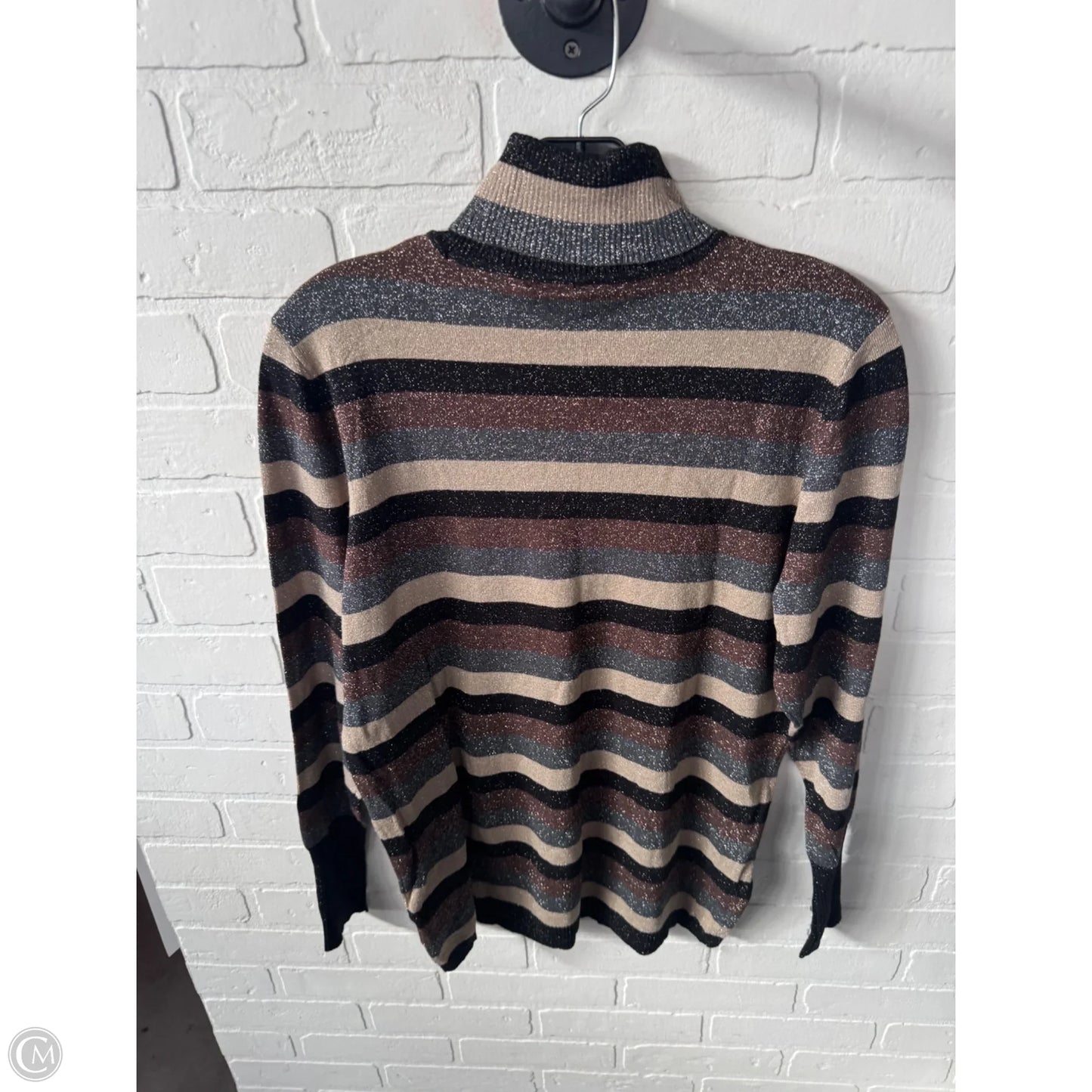 Sweater By Worthington In Black & Brown, Size: Xl