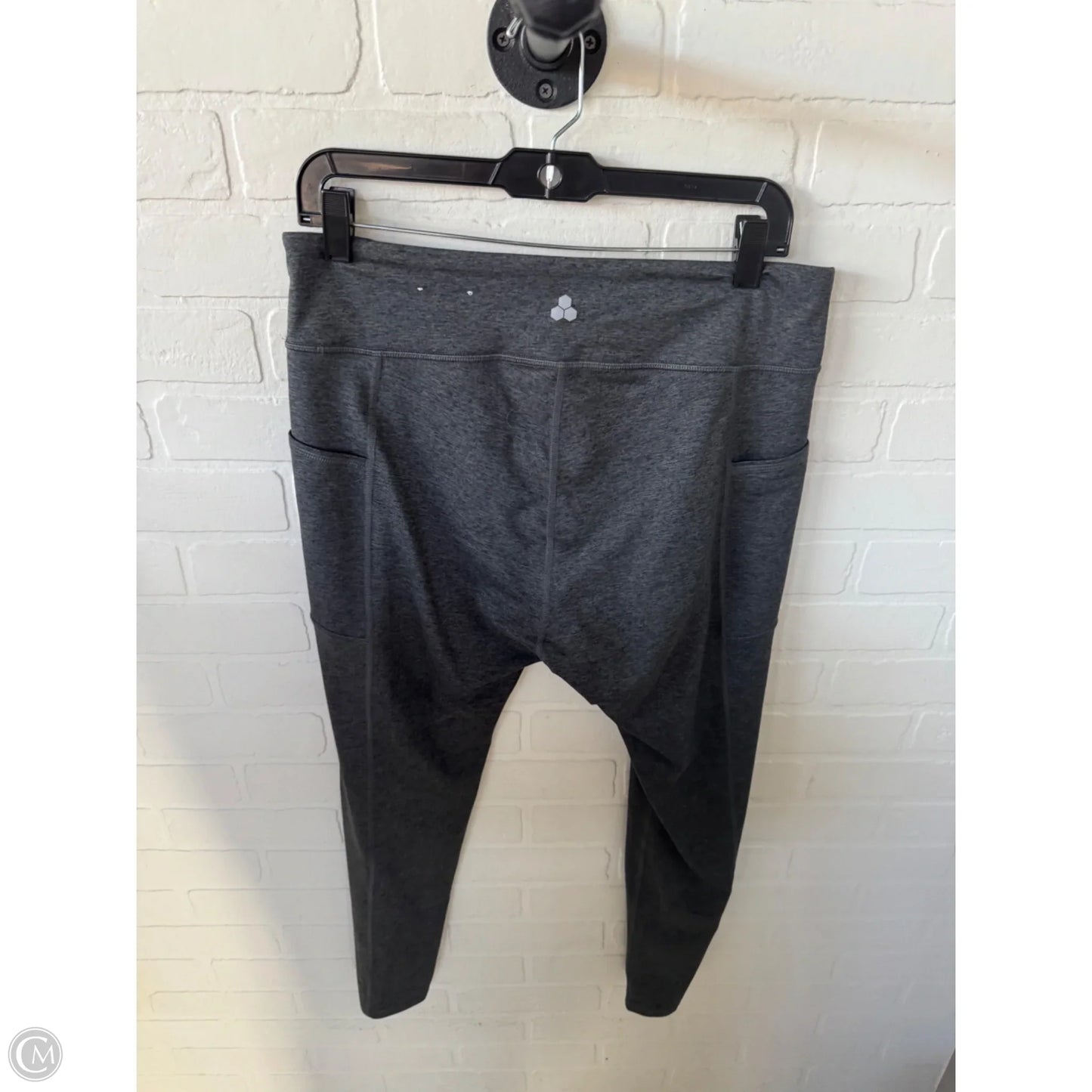 Athletic Leggings By Tek Gear In Grey, Size: 16