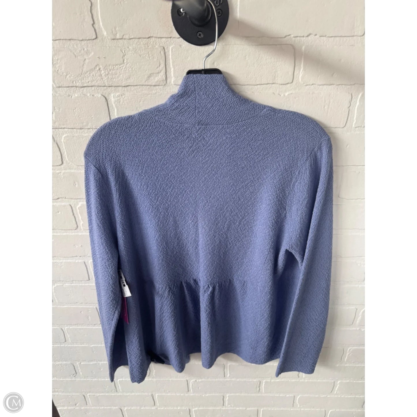 Cardigan By Eileen Fisher In Purple, Size: Lp