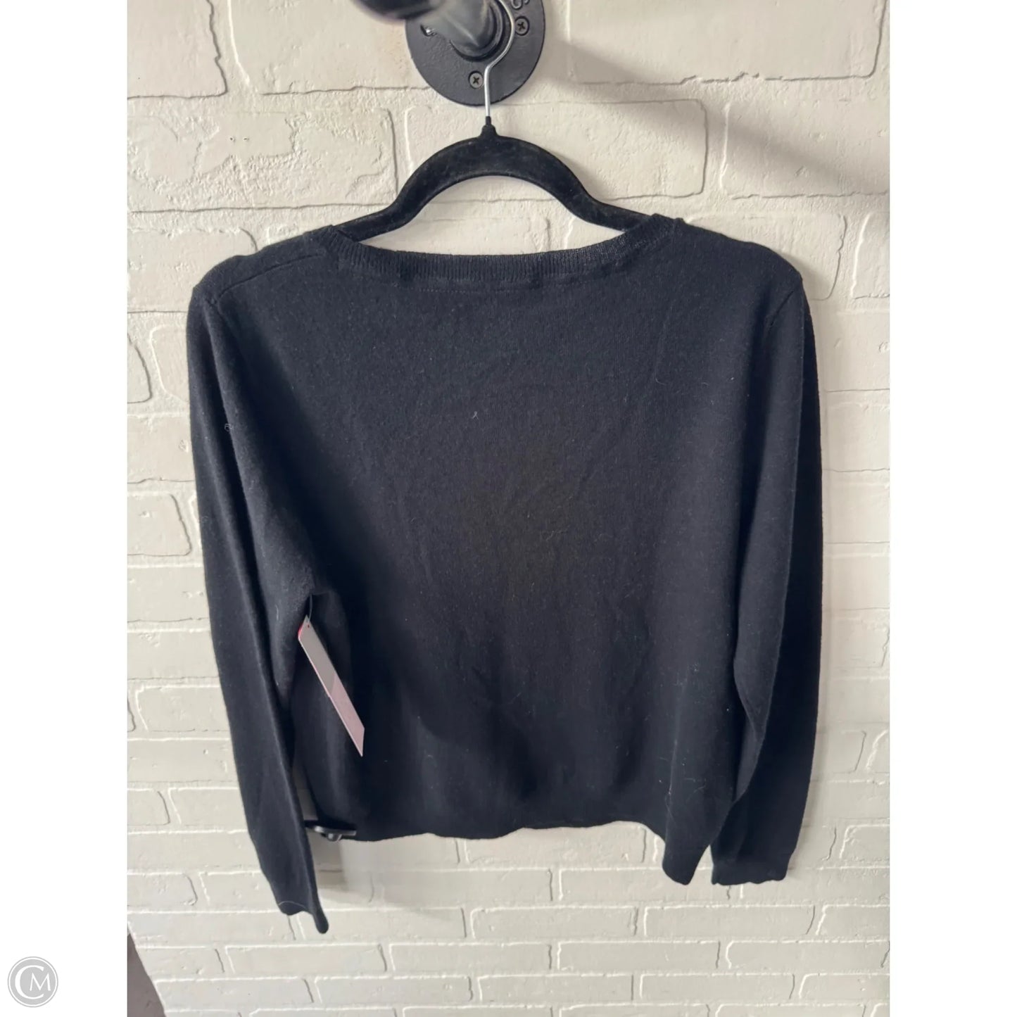 Sweater Cardigan By Sundance In Black & Blue, Size: L