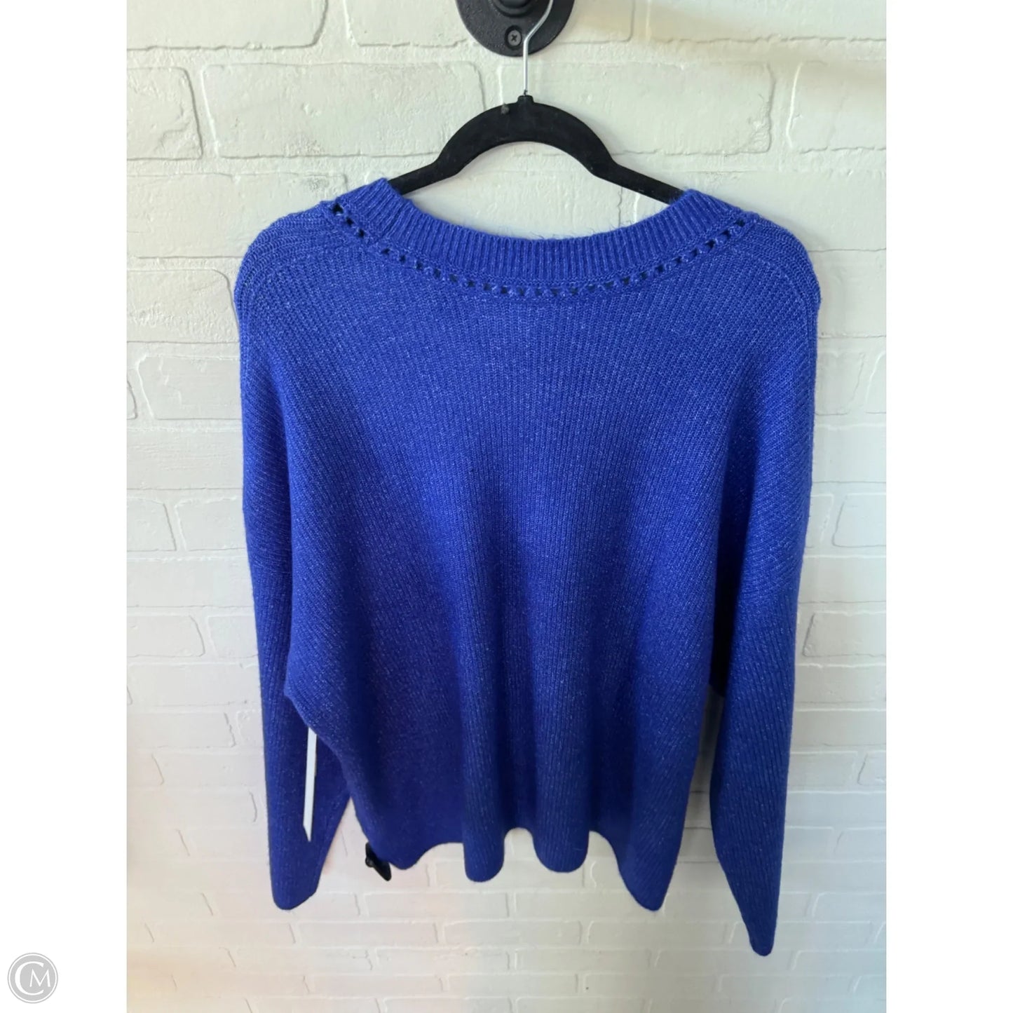 Sweater By Gap In Blue, Size: Xxl