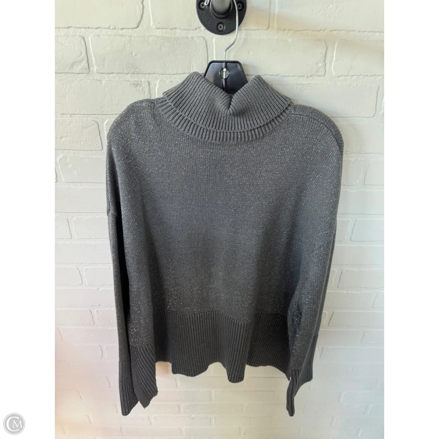 Sweater By Gap In Silver, Size: Xl