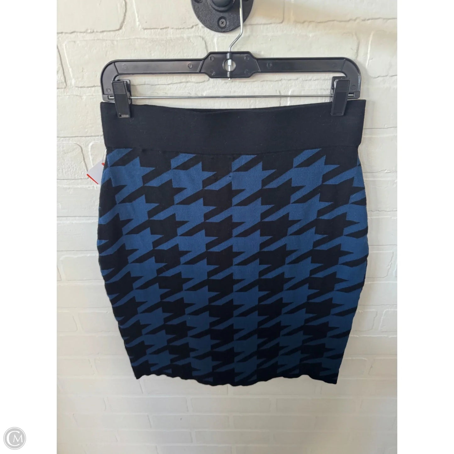 Skirt Mini & Short By Anne Klein In Black & Blue, Size: 8