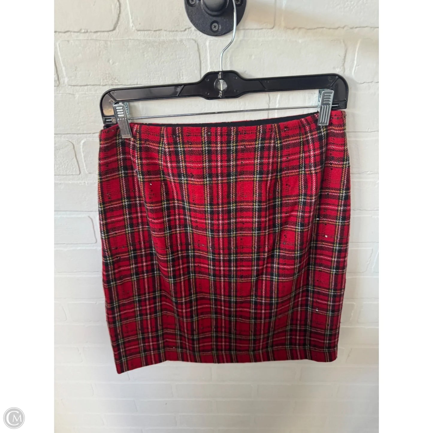 Skirt Mini & Short By Talbots In Black & Red, Size: 2