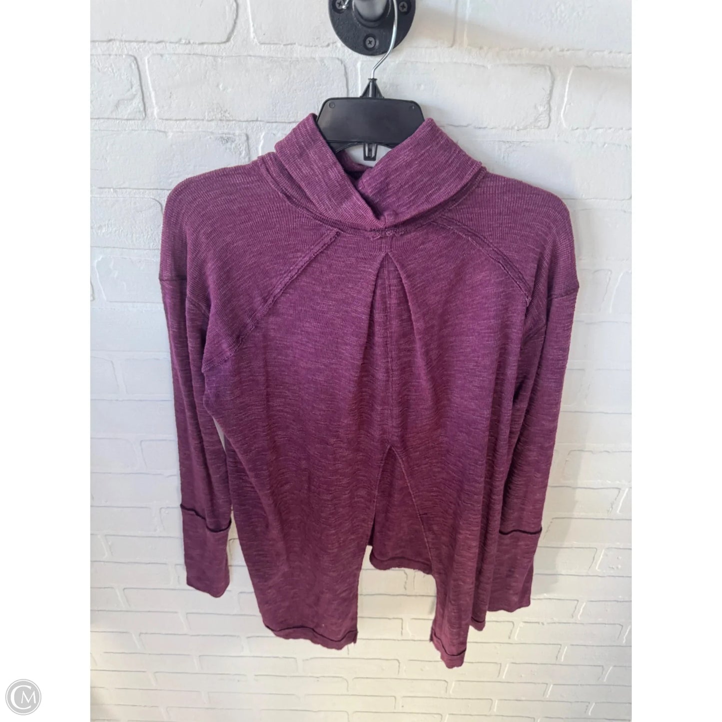 Top Long Sleeve By Free People In Purple, Size: M