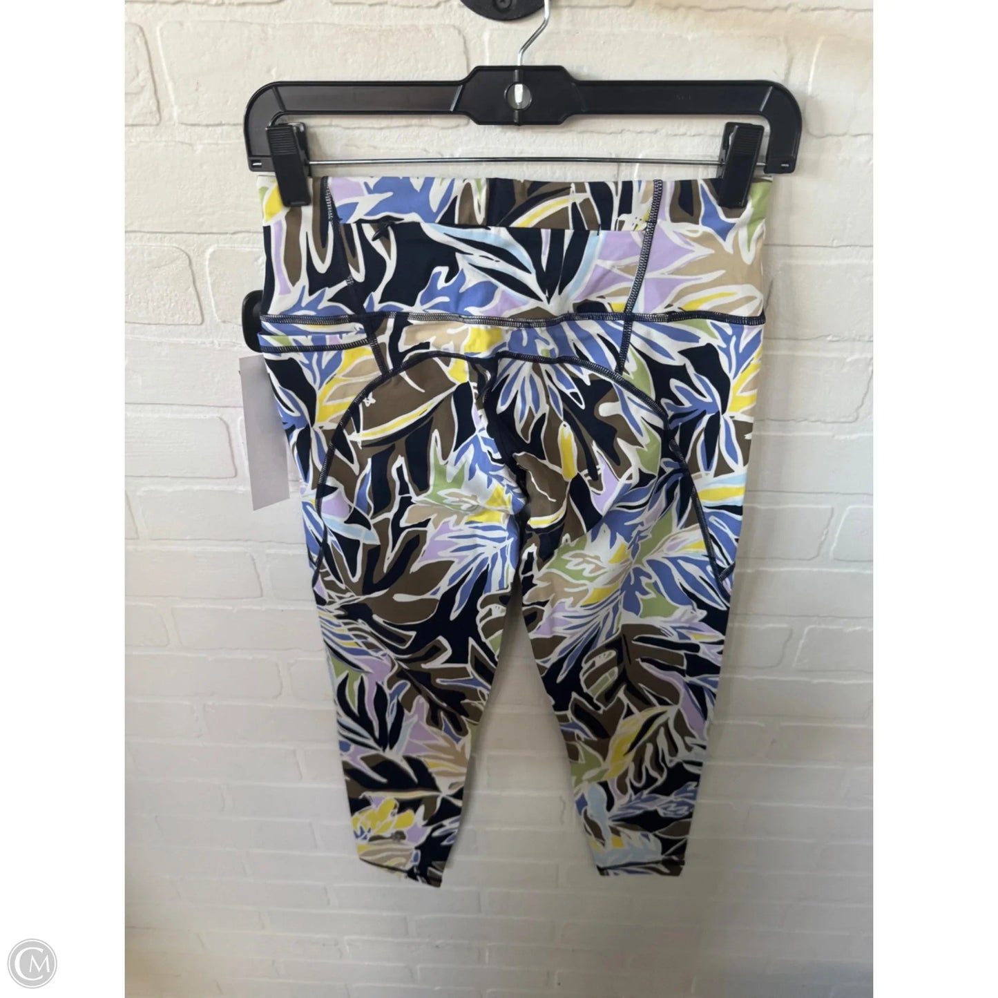 Athletic Leggings By Sweaty Betty In Blue & Tan, Size: 4