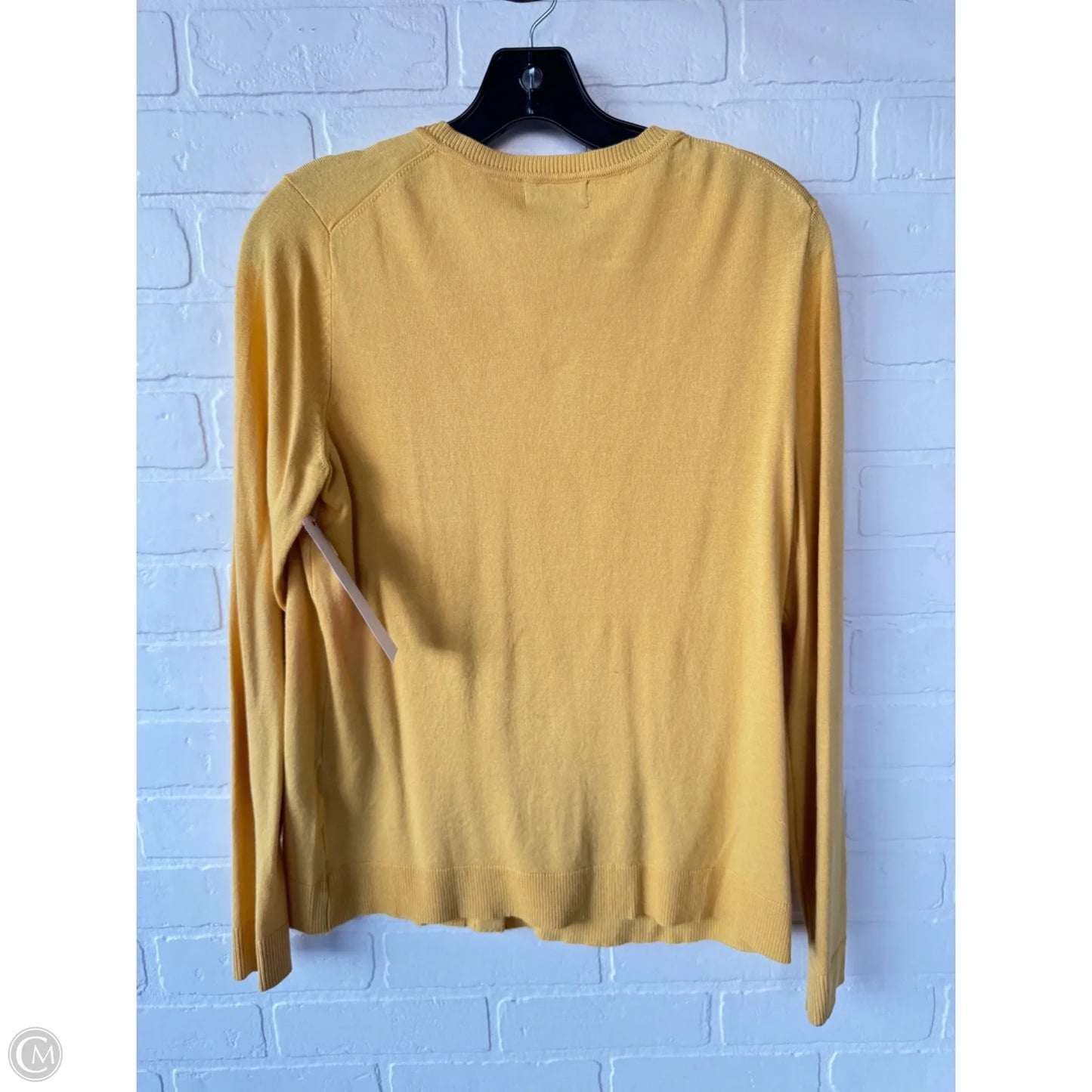 Sweater Cardigan By Style And Co Collection Women In Yellow, Size: M