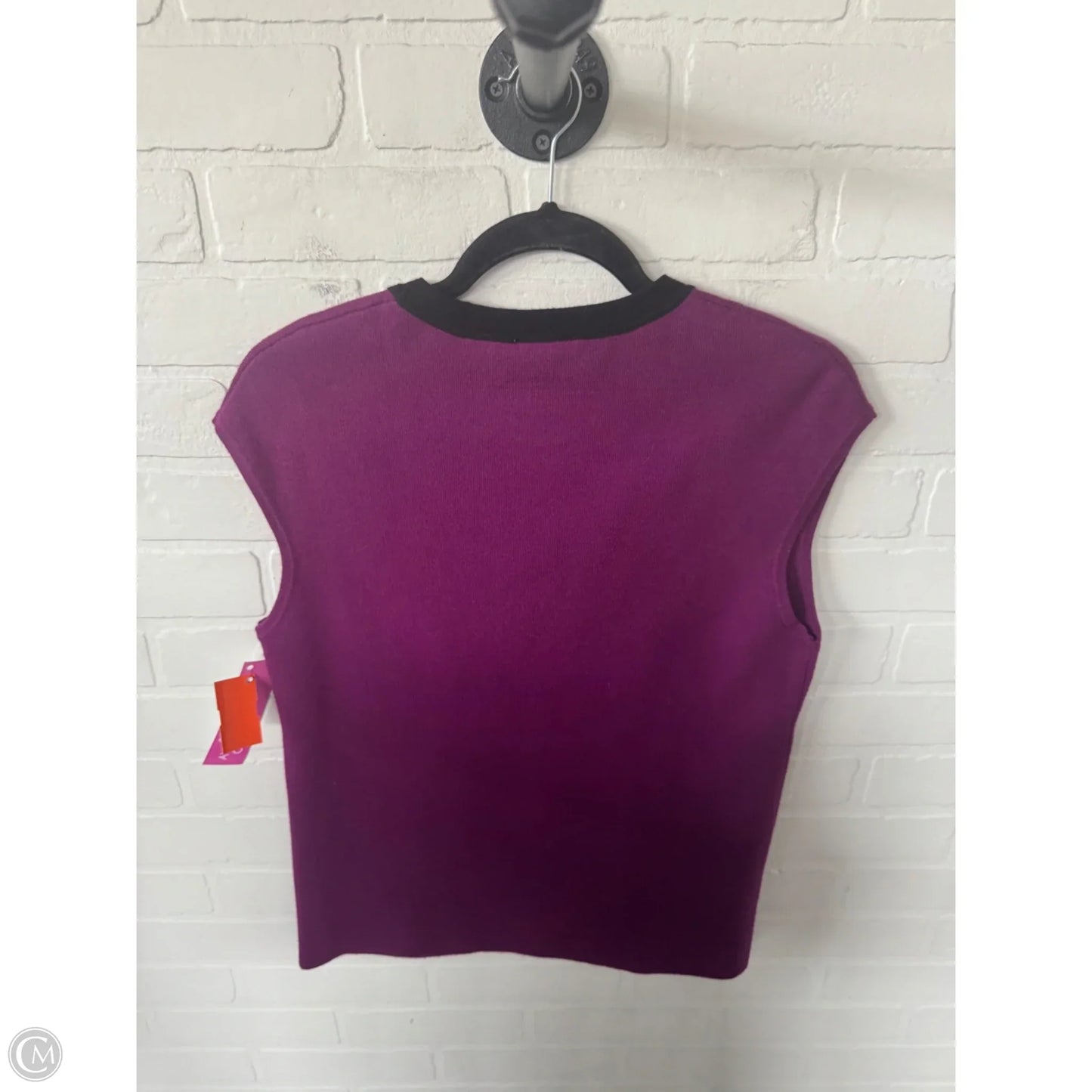 Vest Sweater By Chicos In Purple, Size: M