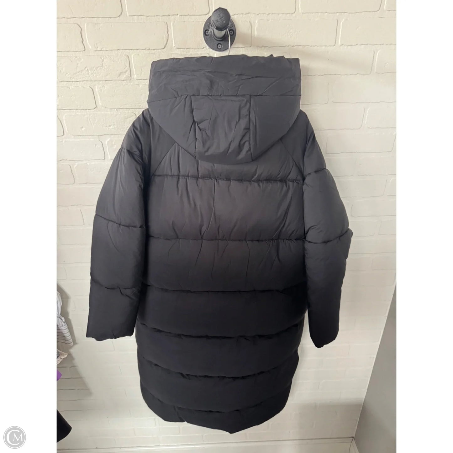 Coat Parka By Zara In Black, Size: L