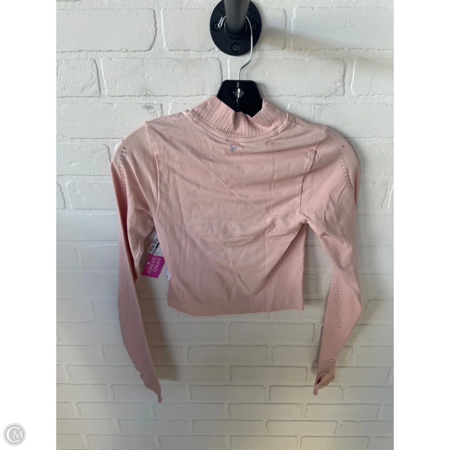 Athletic Top Long Sleeve Crewneck By Old Navy In Pink, Size: S