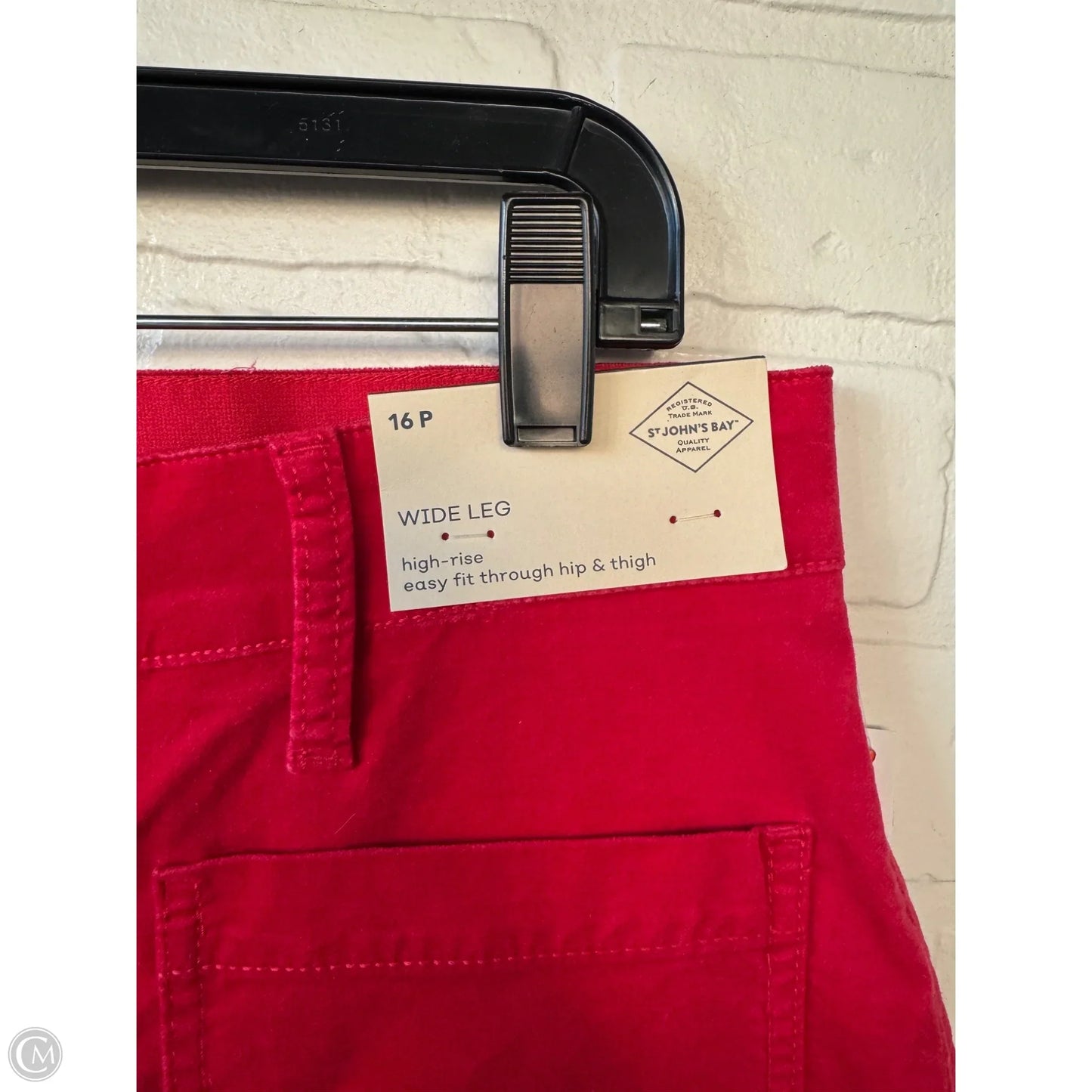 Pants Corduroy By St Johns Bay In Red, Size: 16