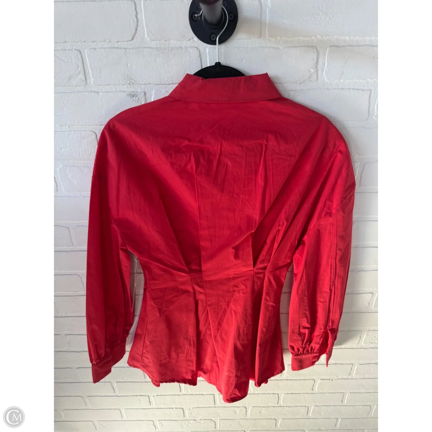 Top Long Sleeve By Shein In Red, Size: S