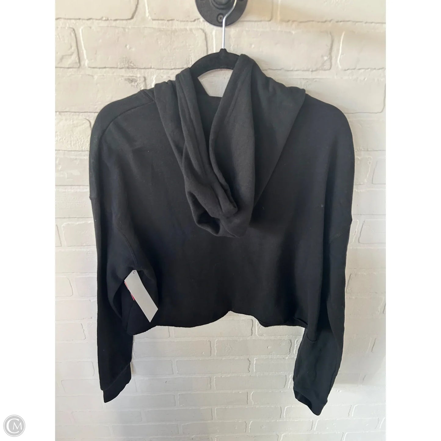 Sweatshirt Hoodie By Clothes Mentor In Black, Size: M