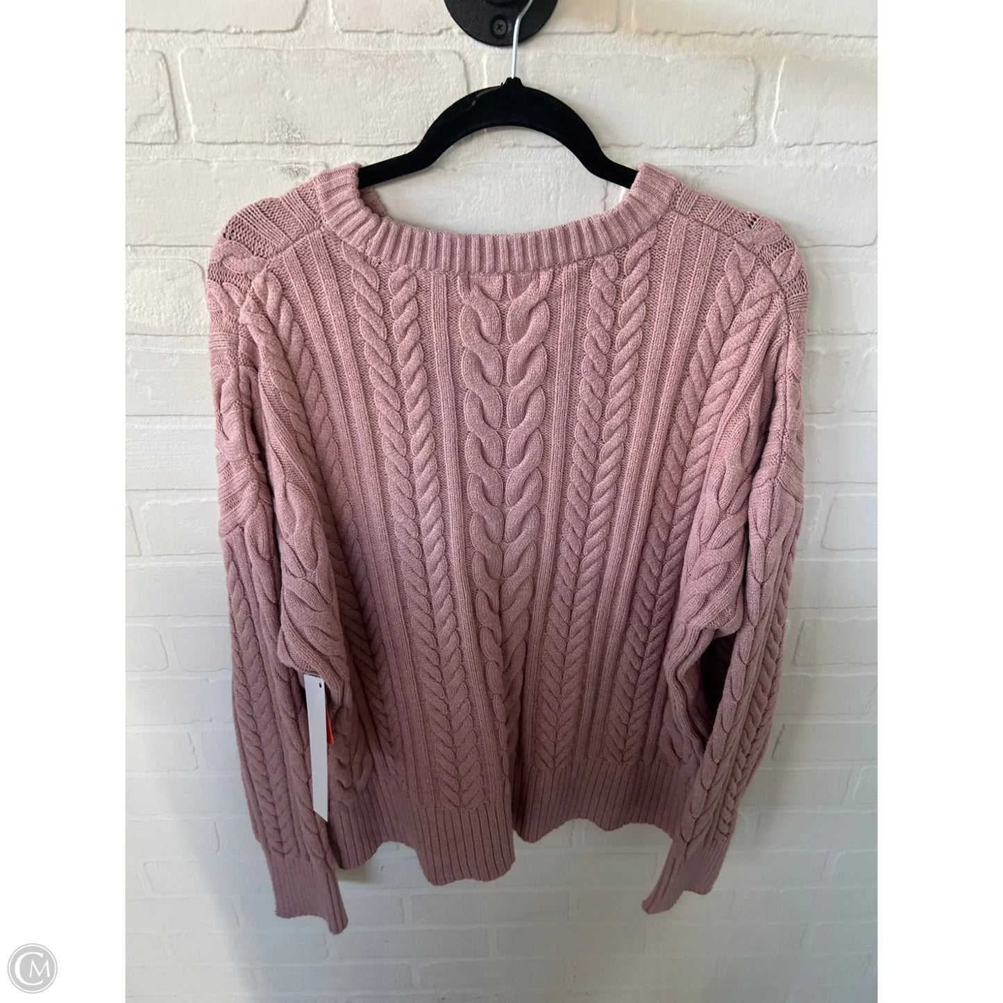 Sweater By Philosophy In Pink, Size: Xl