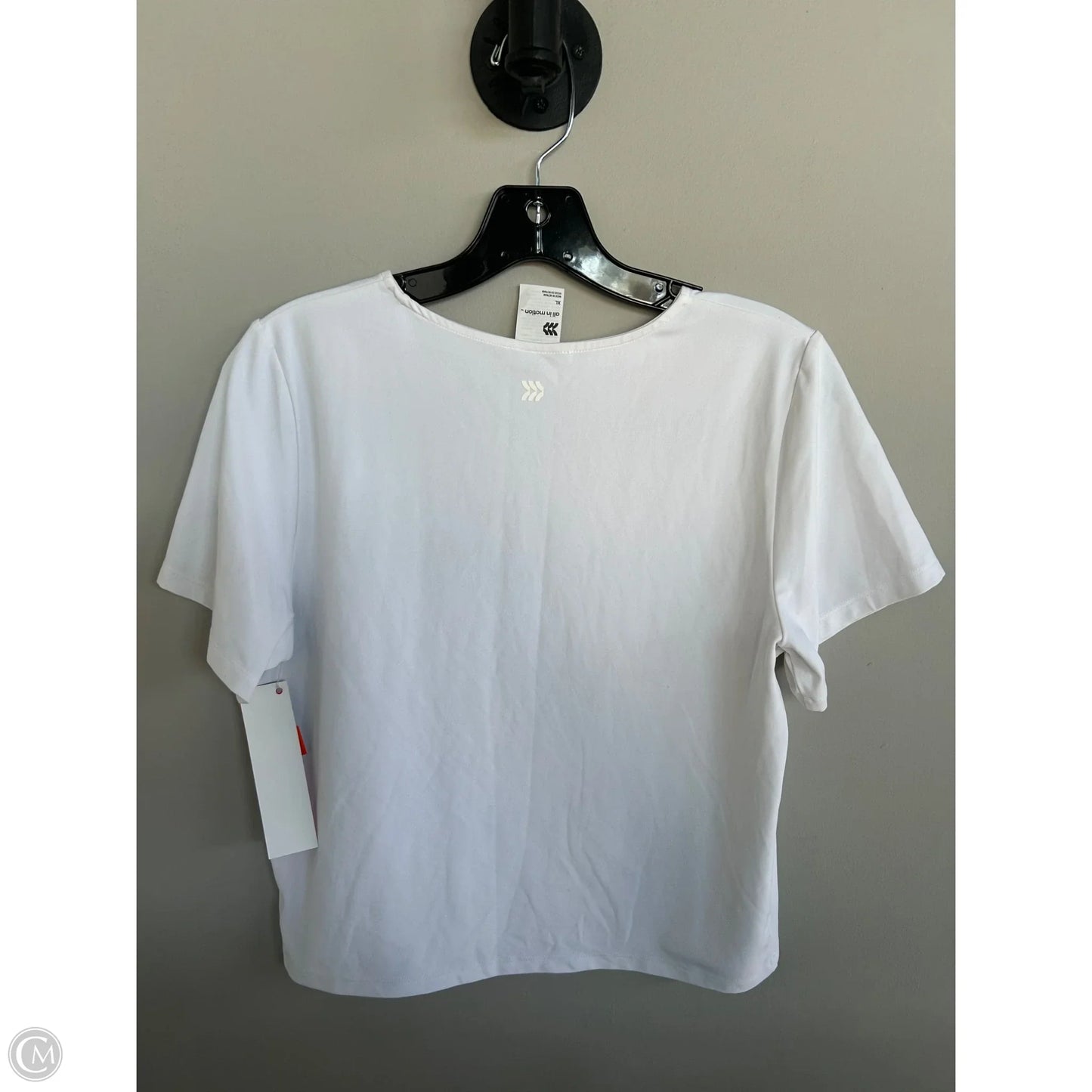 Athletic Top Short Sleeve By All In Motion In White, Size: Xl