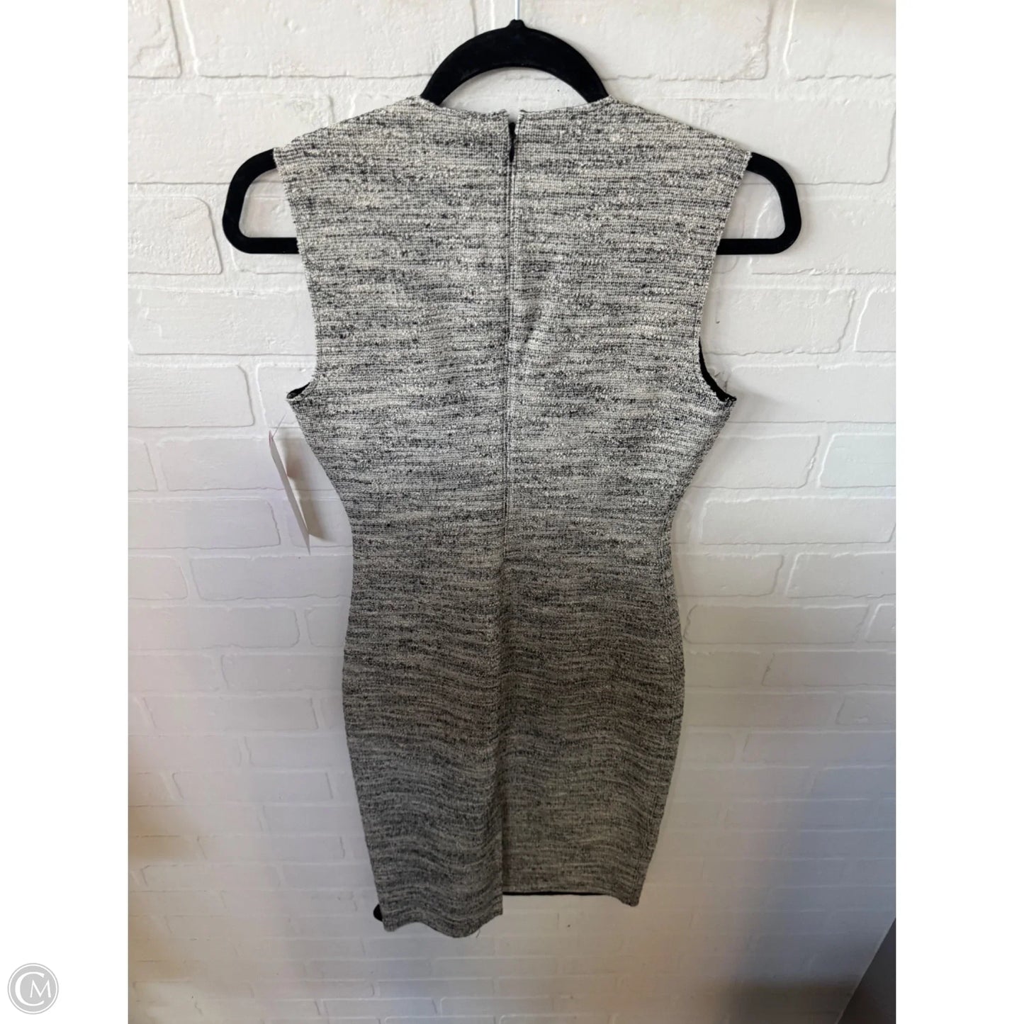 Dress Work By Theory In Black & Cream, Size: Xs
