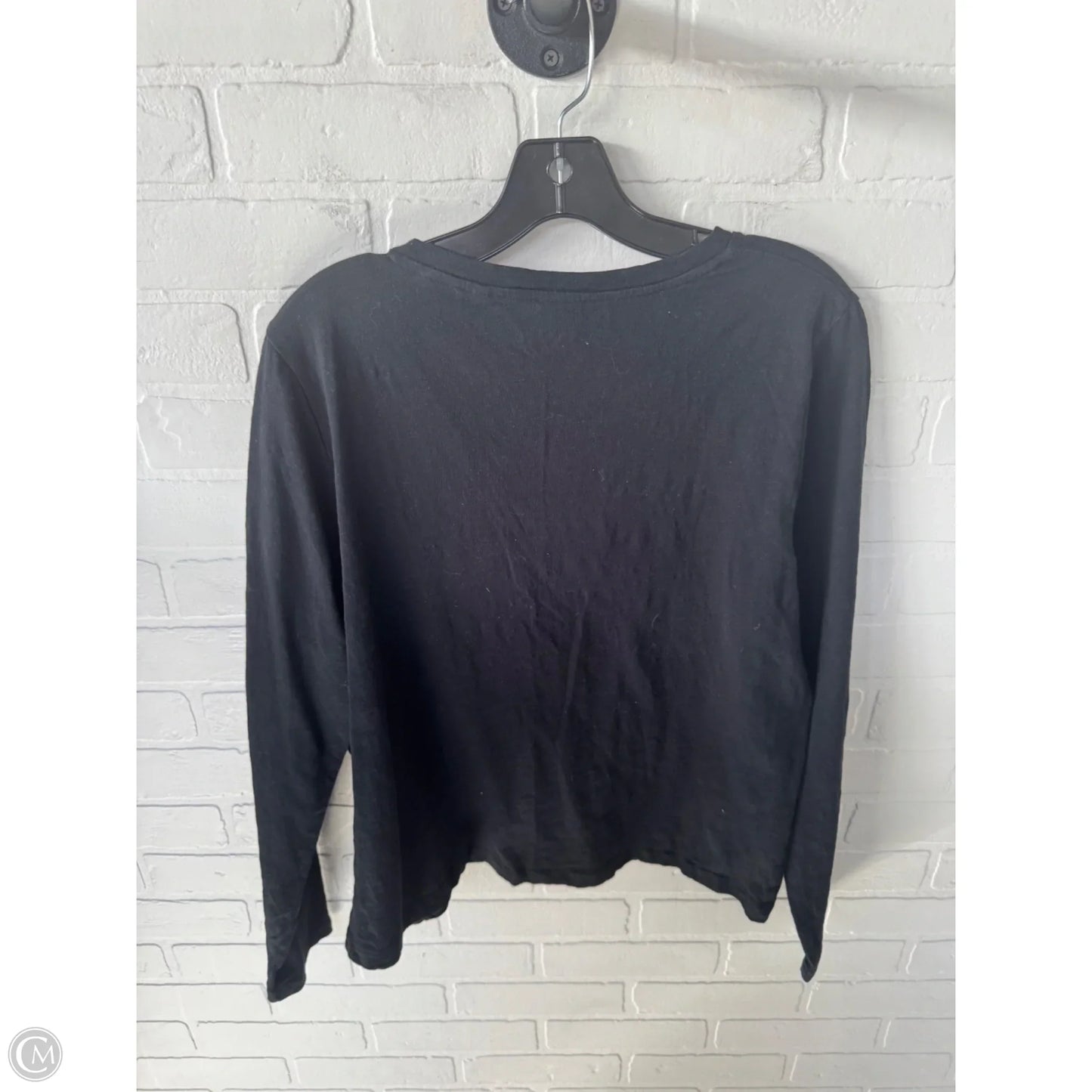 Top Long Sleeve Basic By Boden In Black, Size: L