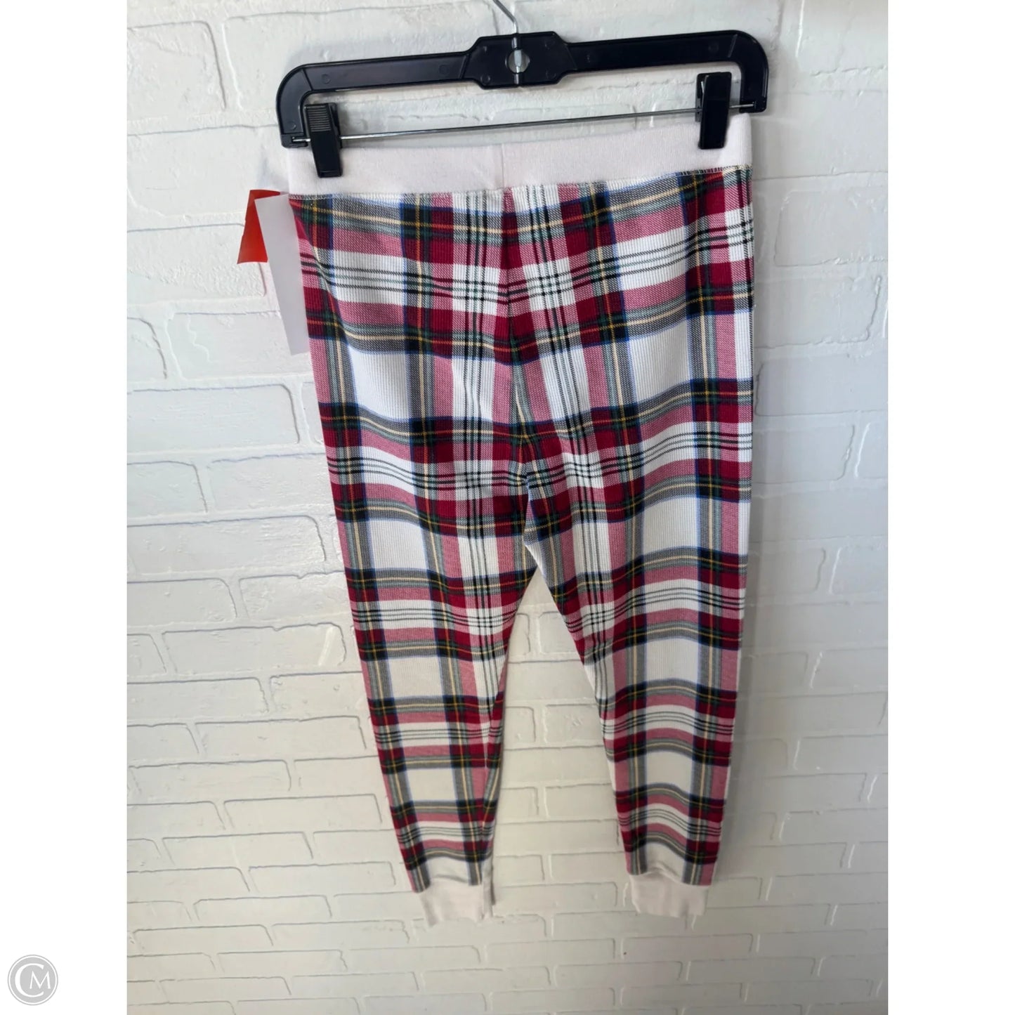 Pajamas 2pc By Old Navy In Cream & Red, Size: M