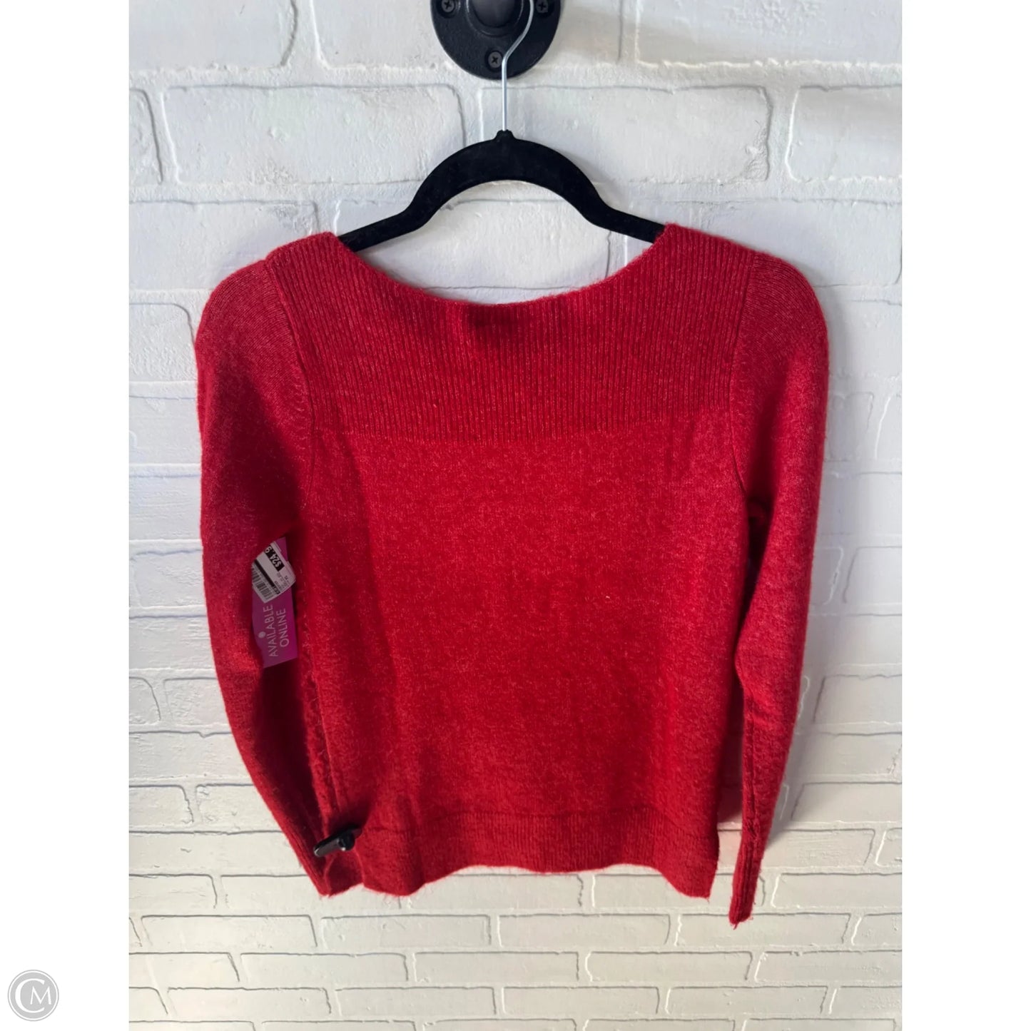 Sweater By Loft In Red, Size: Xs