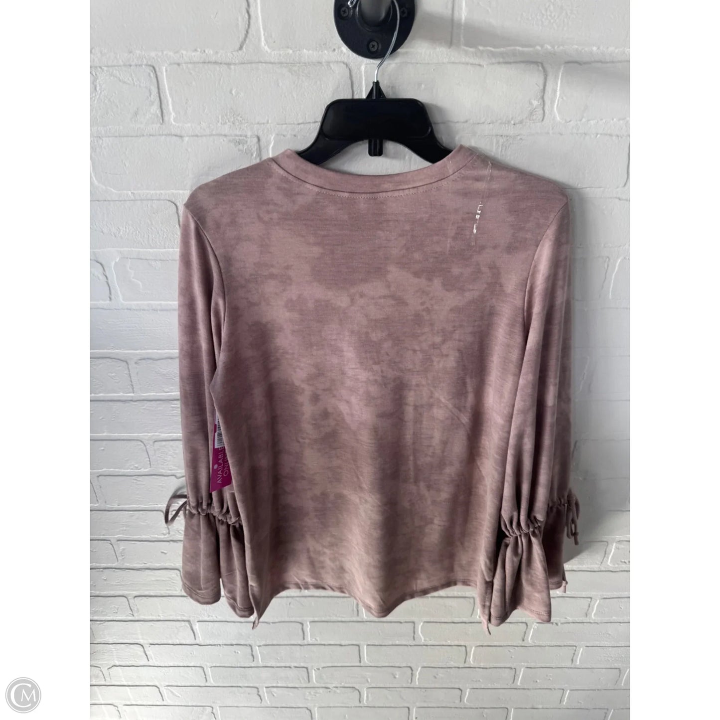 Top 3/4 Sleeve By Alya In Pink, Size: S