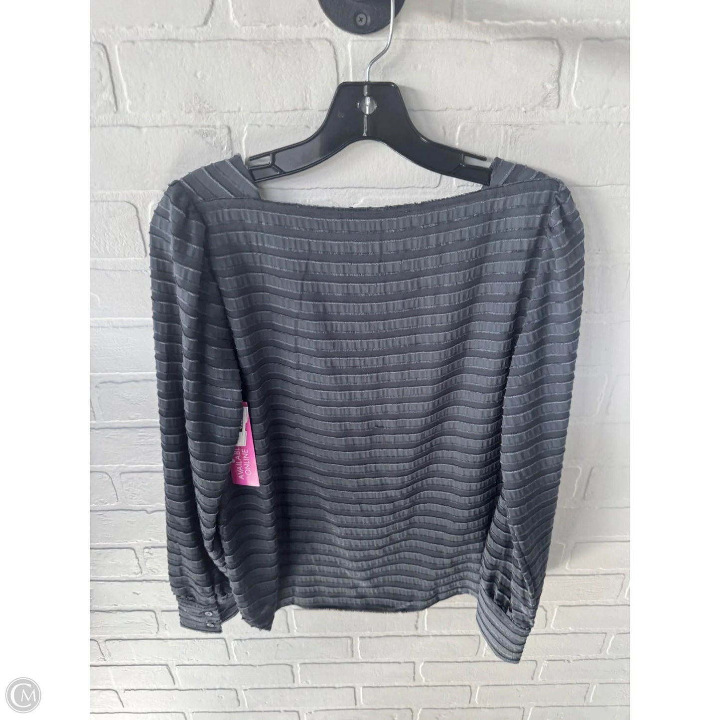 Top Long Sleeve By Loft In Grey, Size: Xs