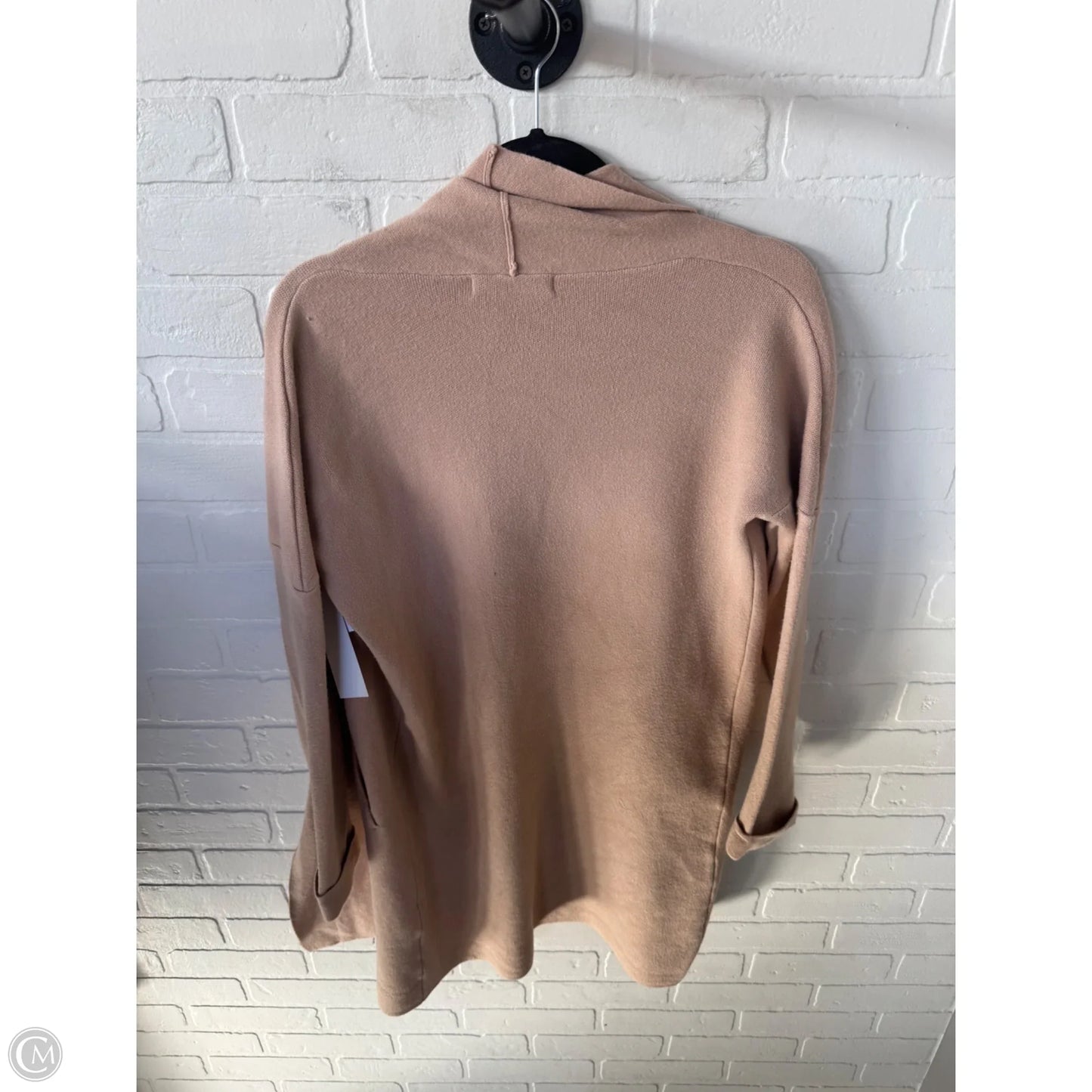 Sweater Cardigan By Clothes Mentor In Tan, Size: S