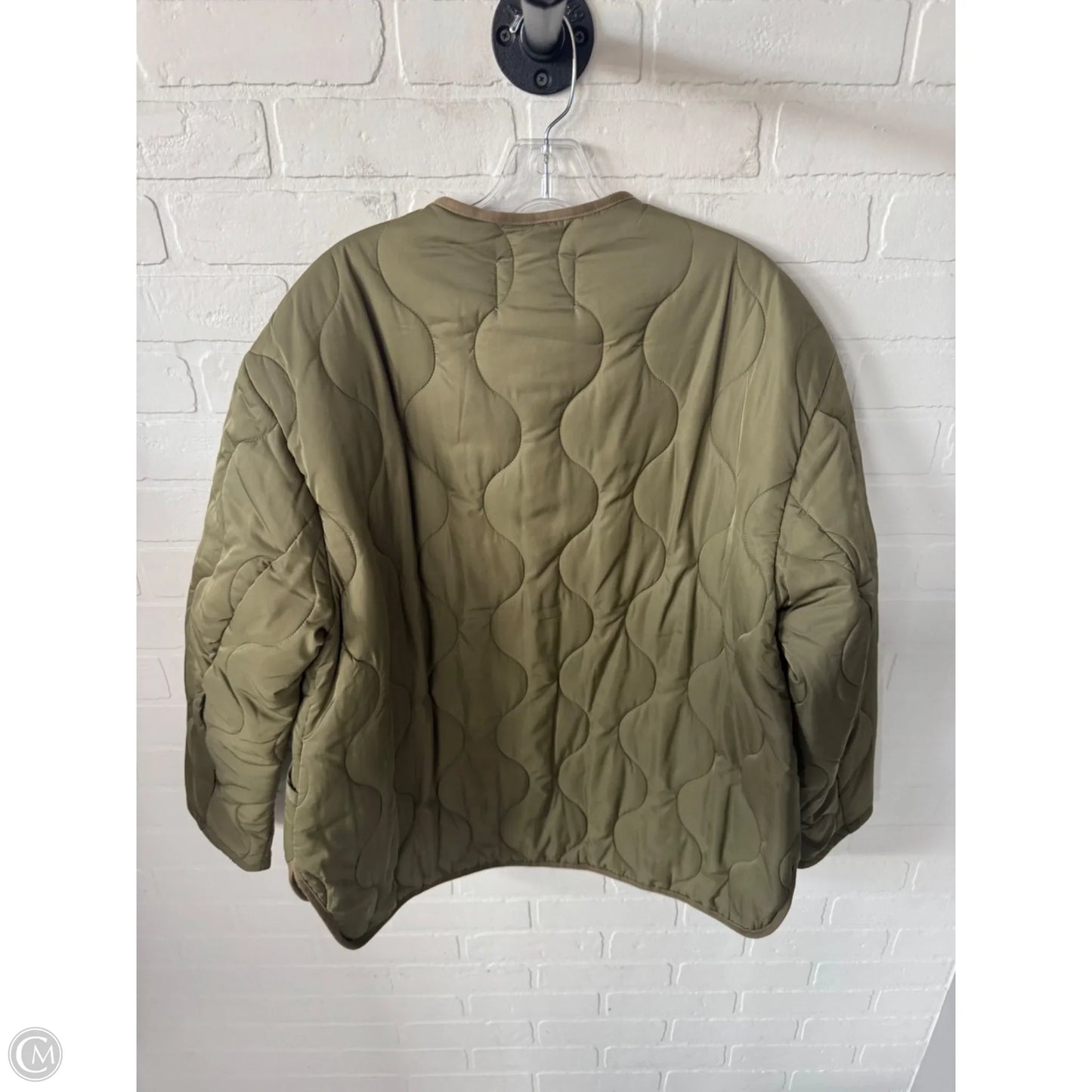 Jacket Puffer & Quilted By Pistola In Green, Size: L
