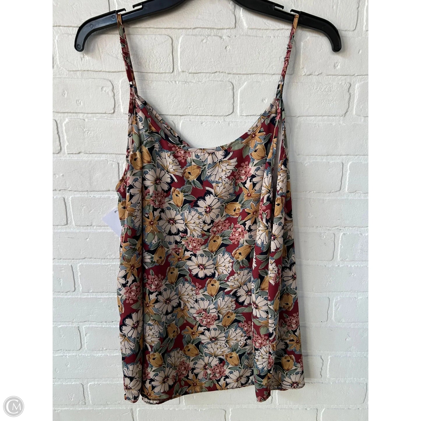 Top Sleeveless By 1.state In Red & Tan, Size: Xl