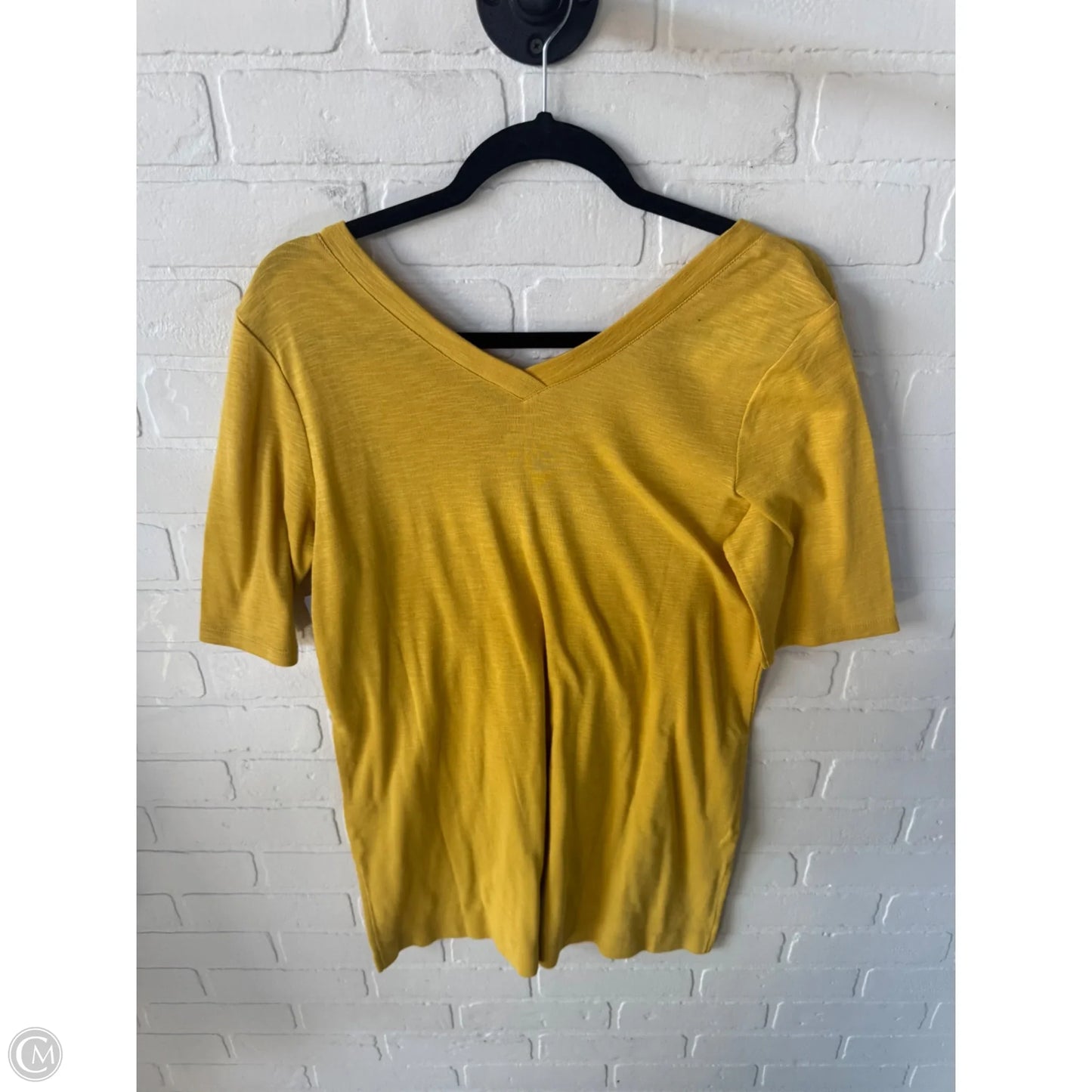 Tunic Short Sleeve By J. Jill In Yellow, Size: M