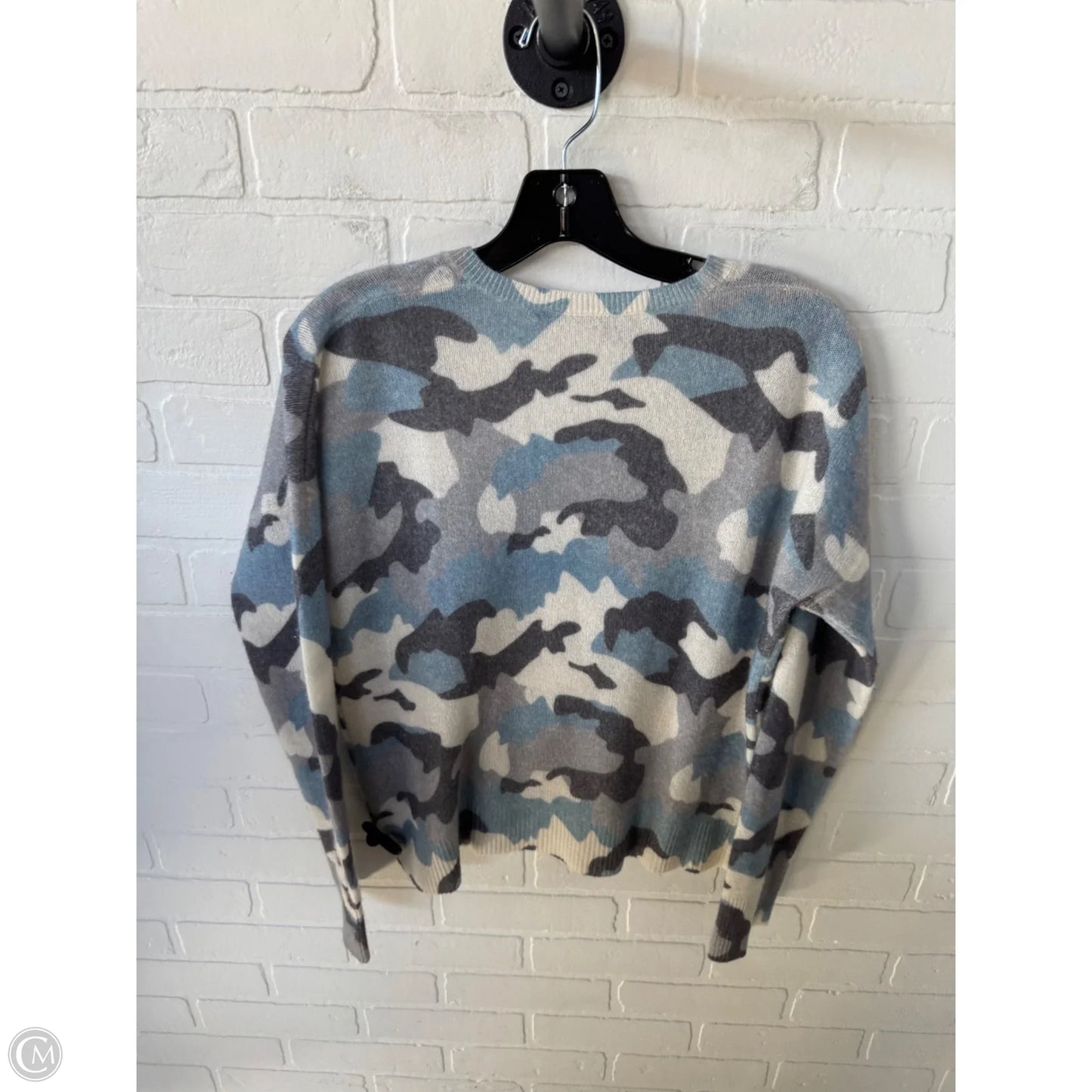 Sweater Cashmere By 360cashmere In Blue & Grey, Size: S