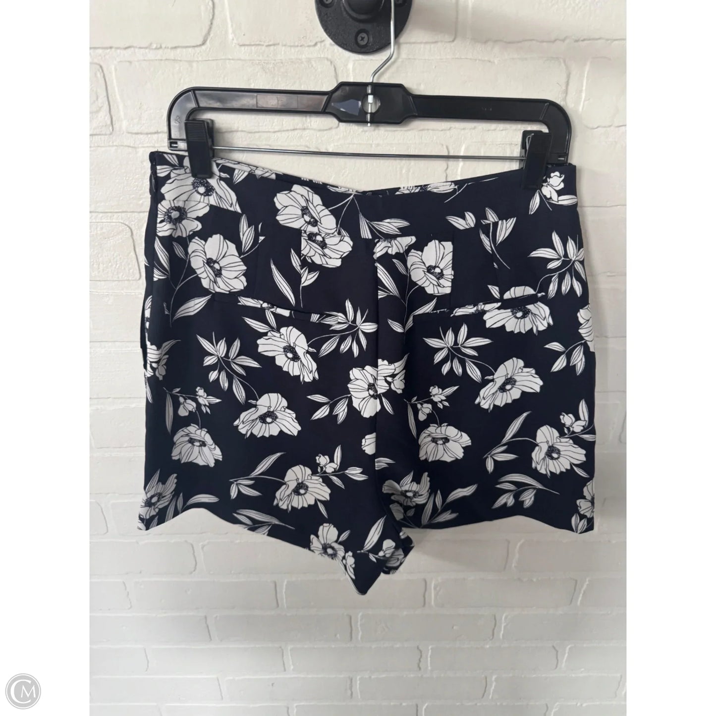 Shorts By Ann Taylor In Blue & White, Size: 8