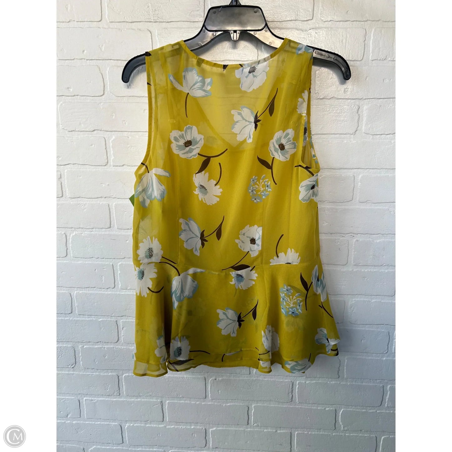 Top 2pc Sleeveless By Cabi In Yellow, Size: S