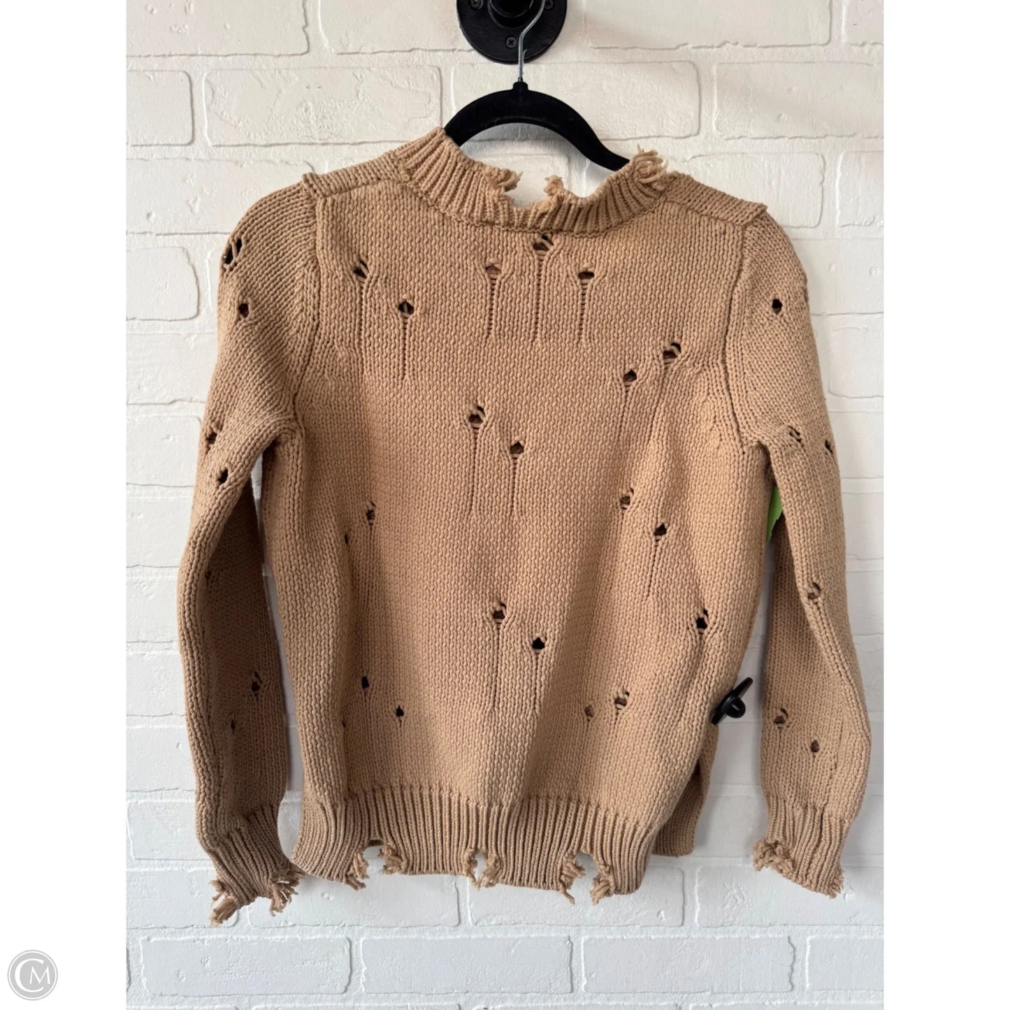 Sweater By Zara In Tan, Size: S