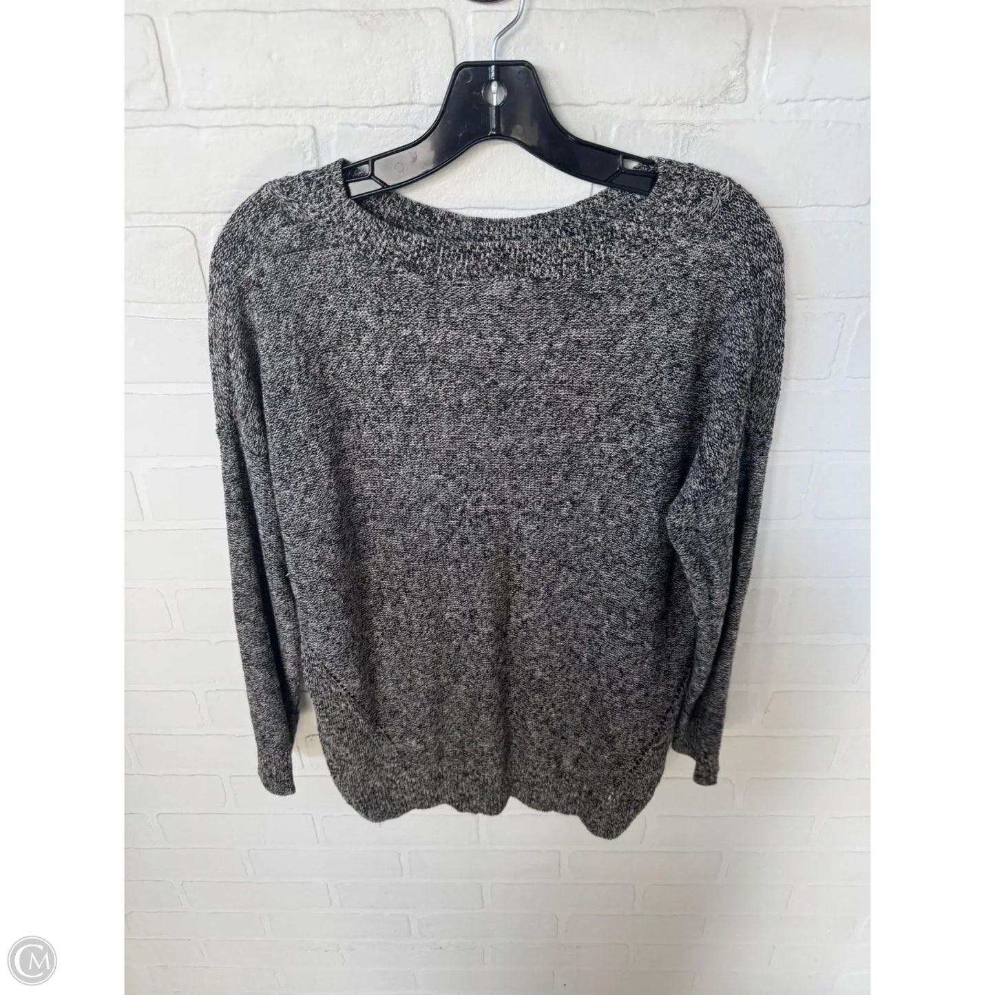 Sweater By Eileen Fisher In Black & Tan, Size: M