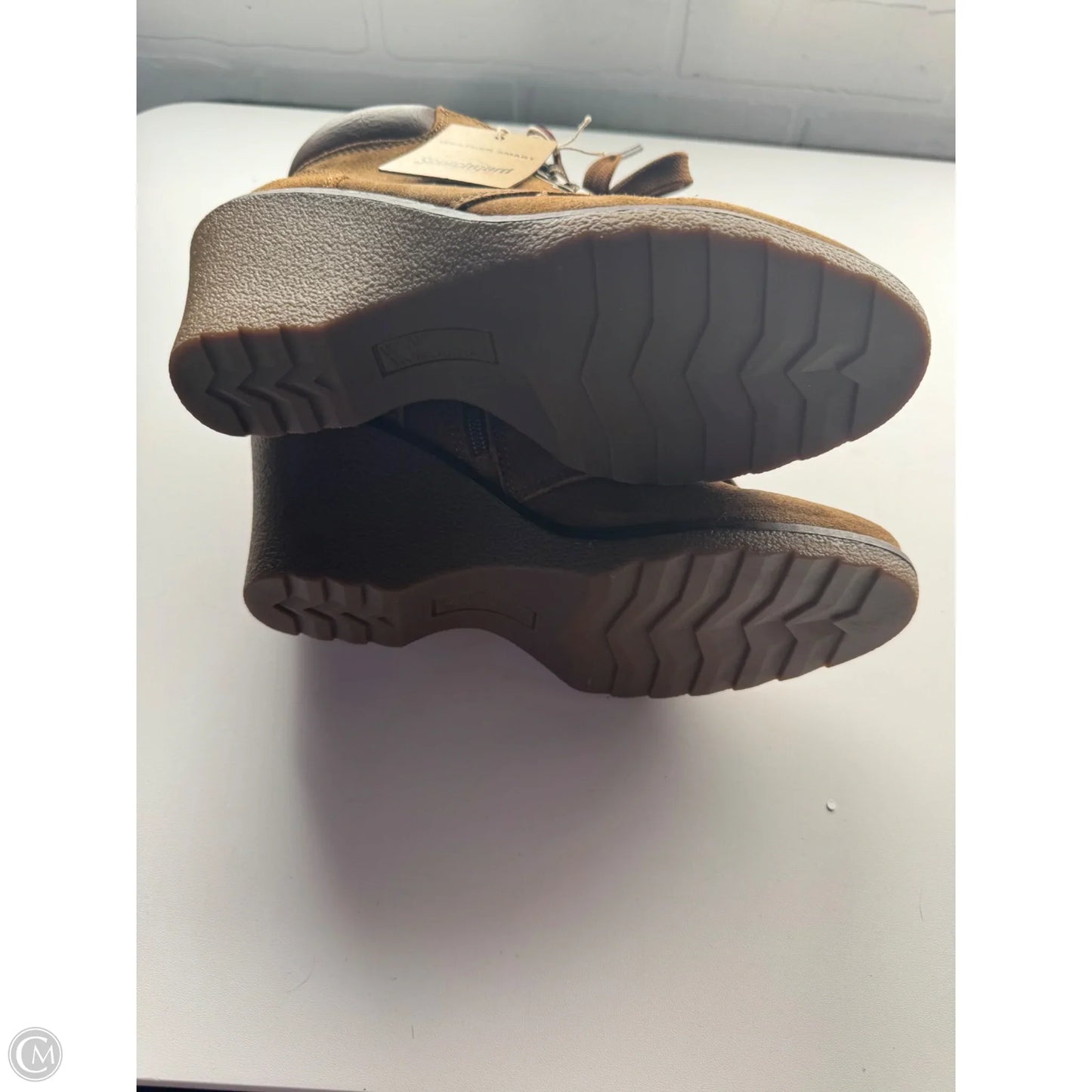 Boots Ankle Heels By White Mountain In Brown, Size: 8