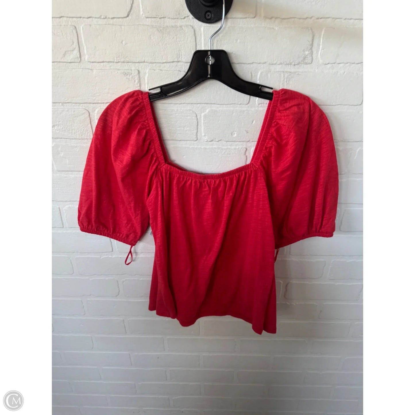 Top Short Sleeve By Old Navy In Red, Size: Xs