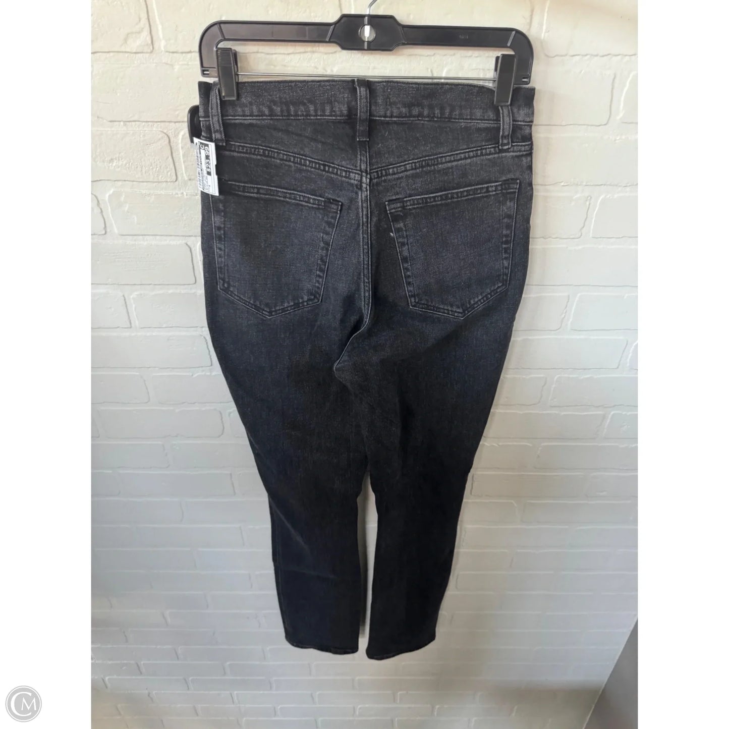 Jeans Straight By Abercrombie And Fitch In Black Denim, Size: 6