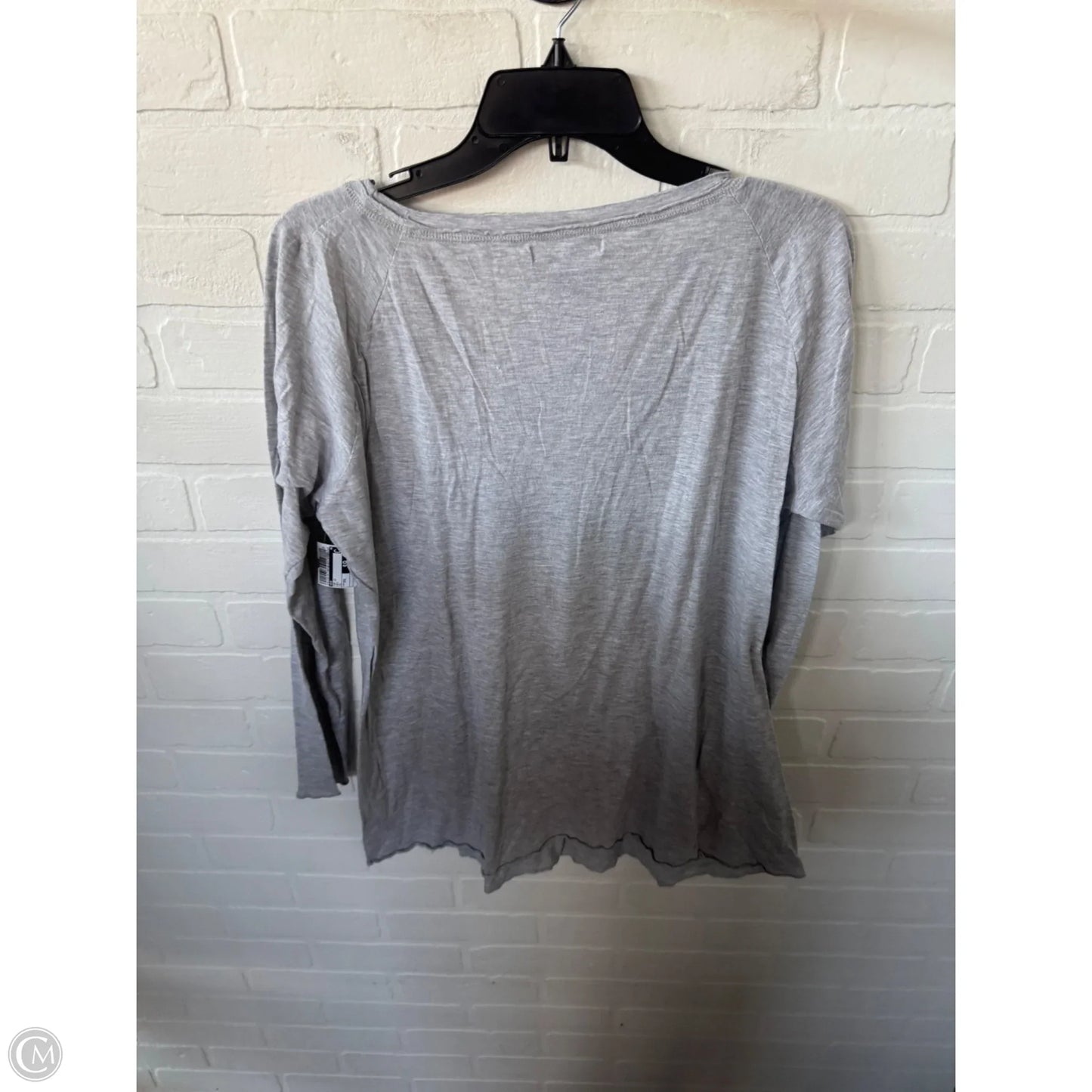Top Long Sleeve By Rxb In Grey, Size: Xxl