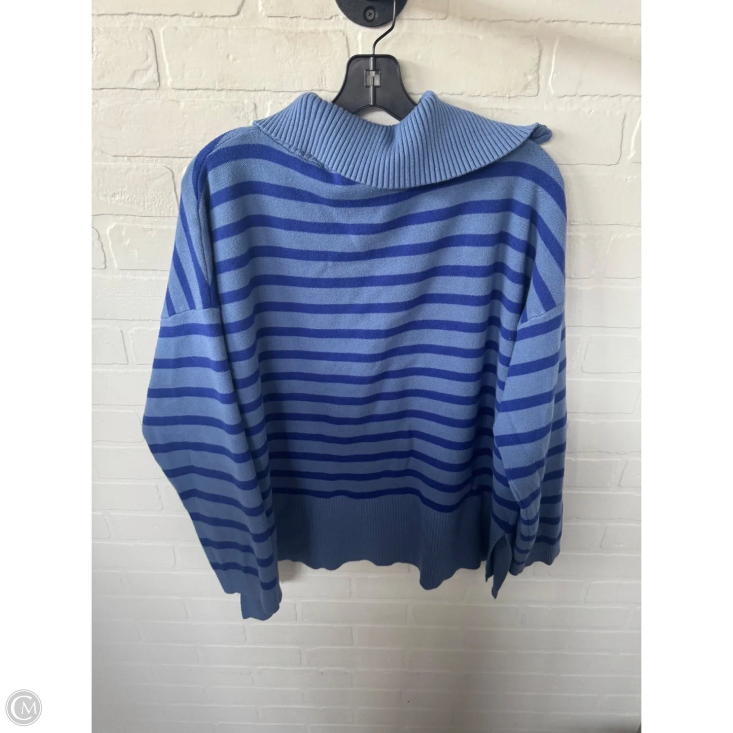 Sweater By Chicsoul In Blue, Size: 3x