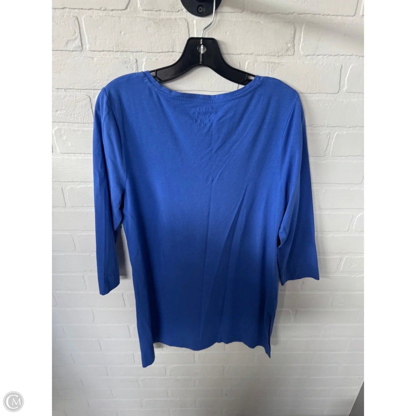 Tunic 3/4 Sleeve By Chicos In Blue, Size: M